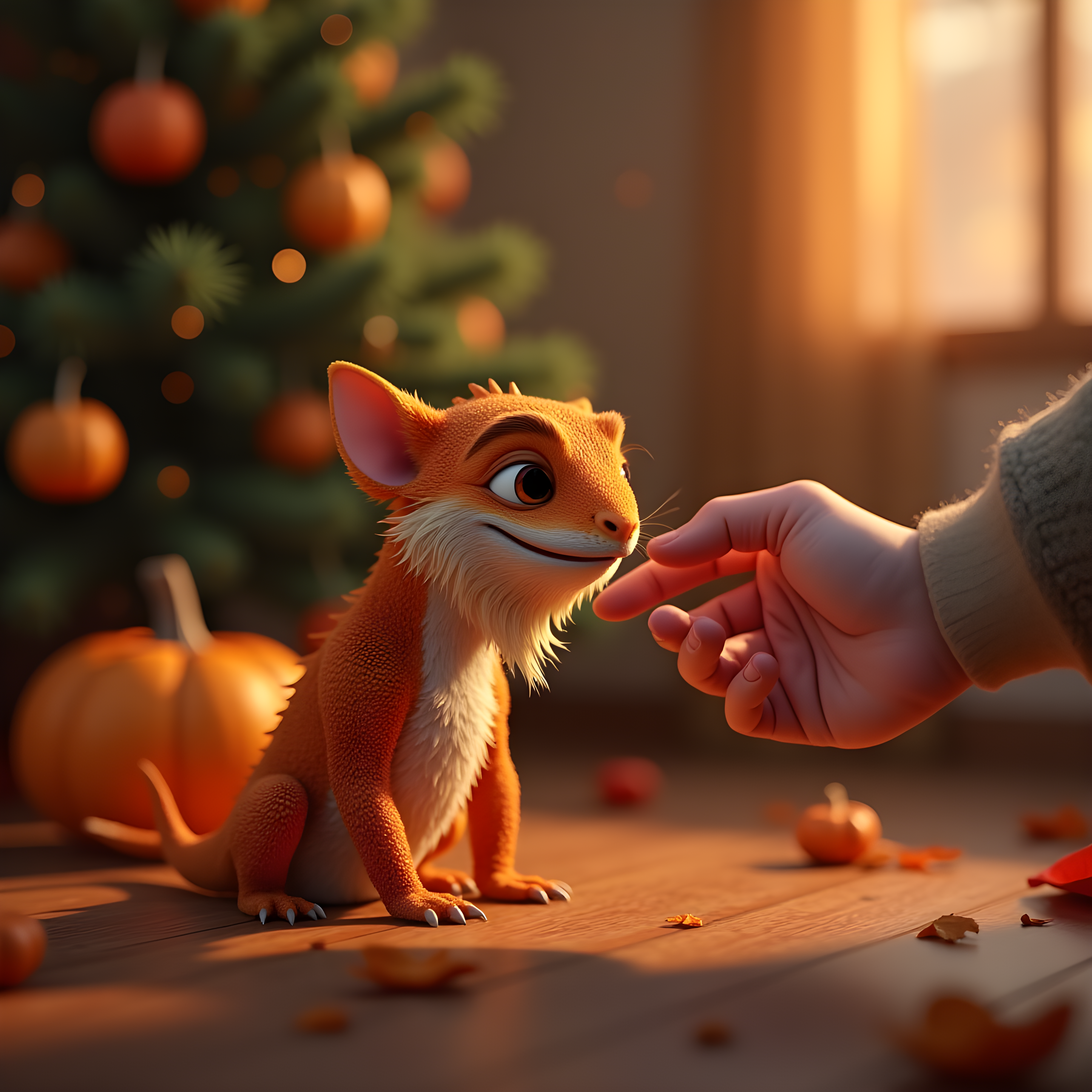 Bearded Dragon — 3D Render (Seasonal)