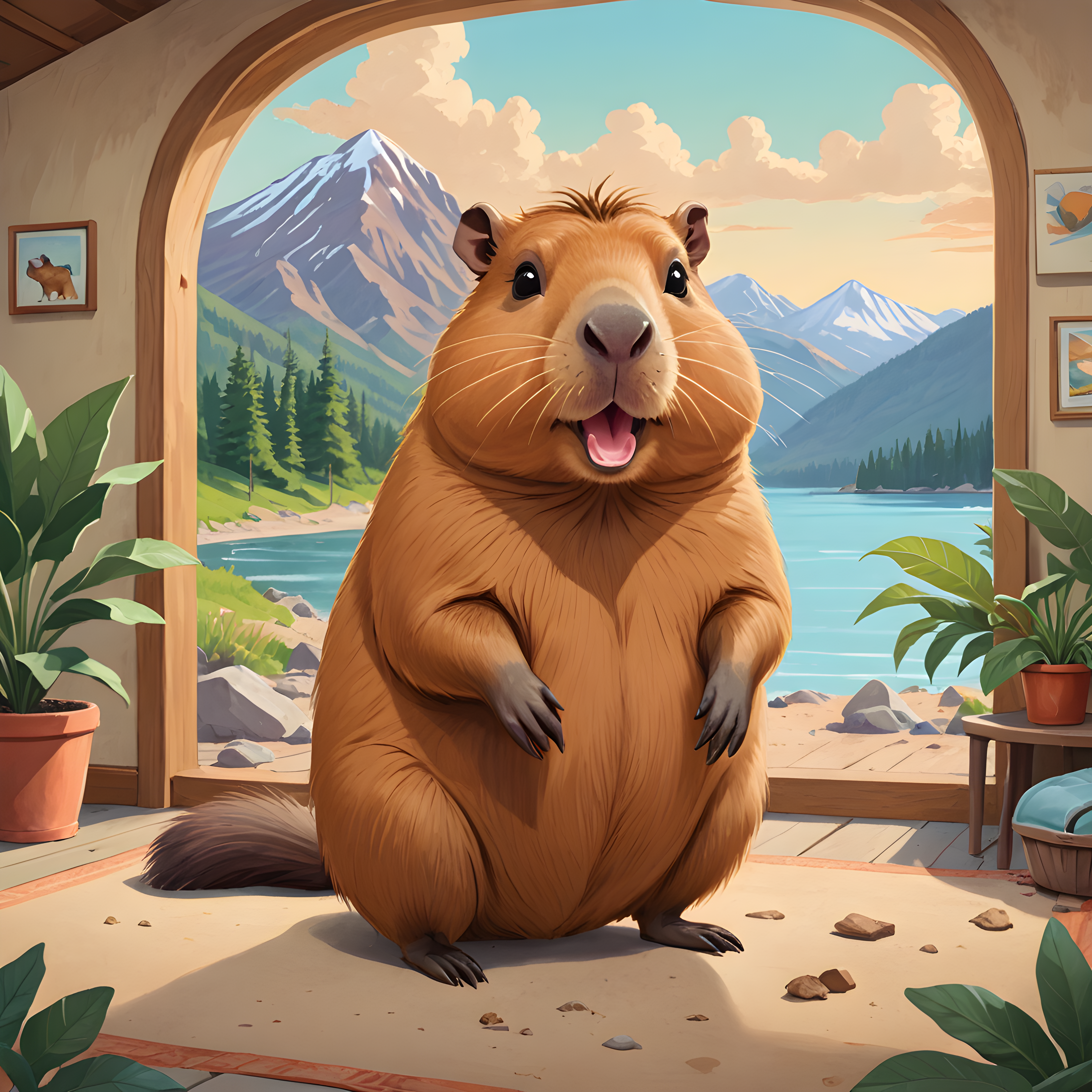 Capybara — Funny (Cute)