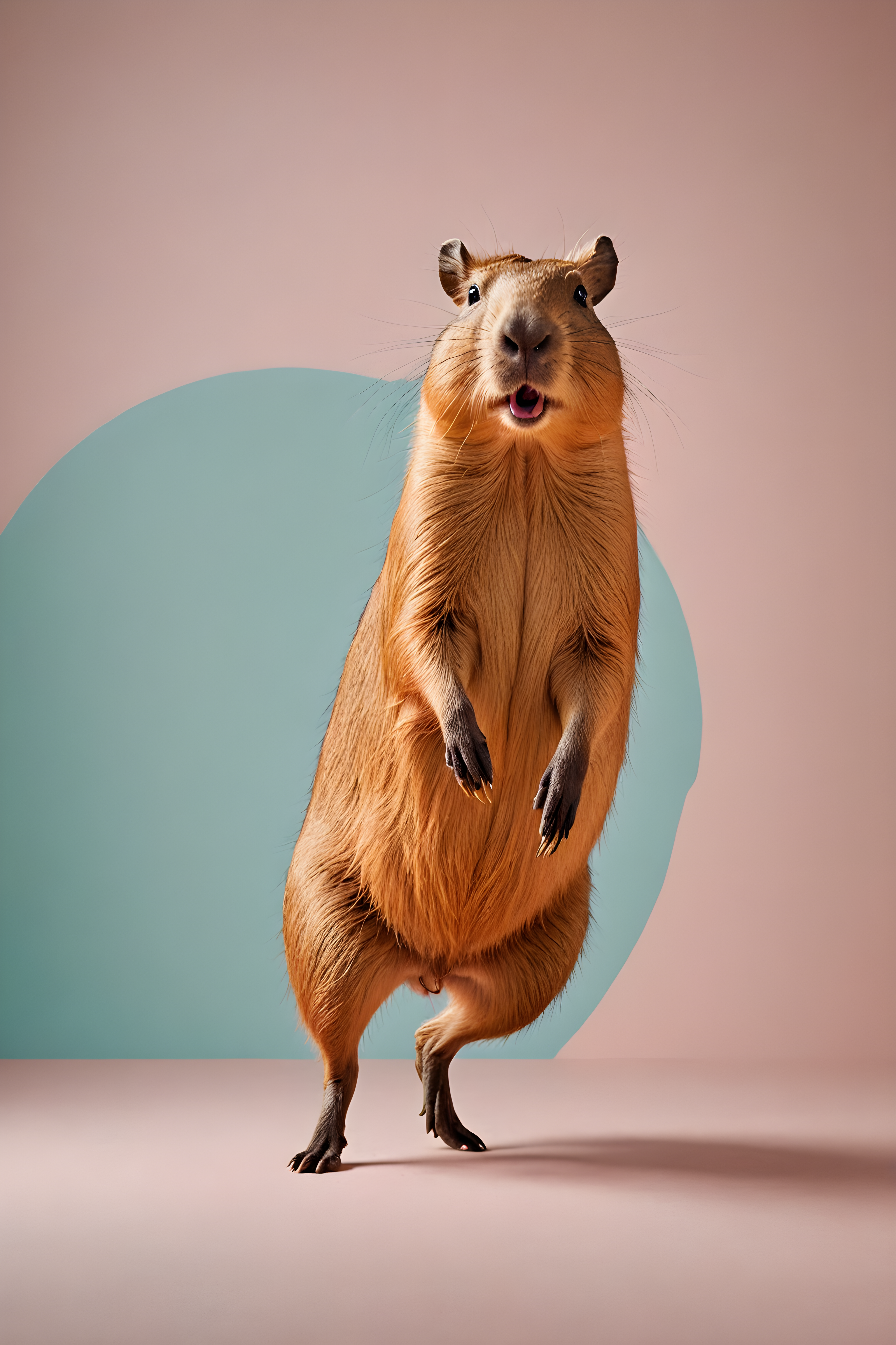Capybara — Modern Aesthetic (Motivational)