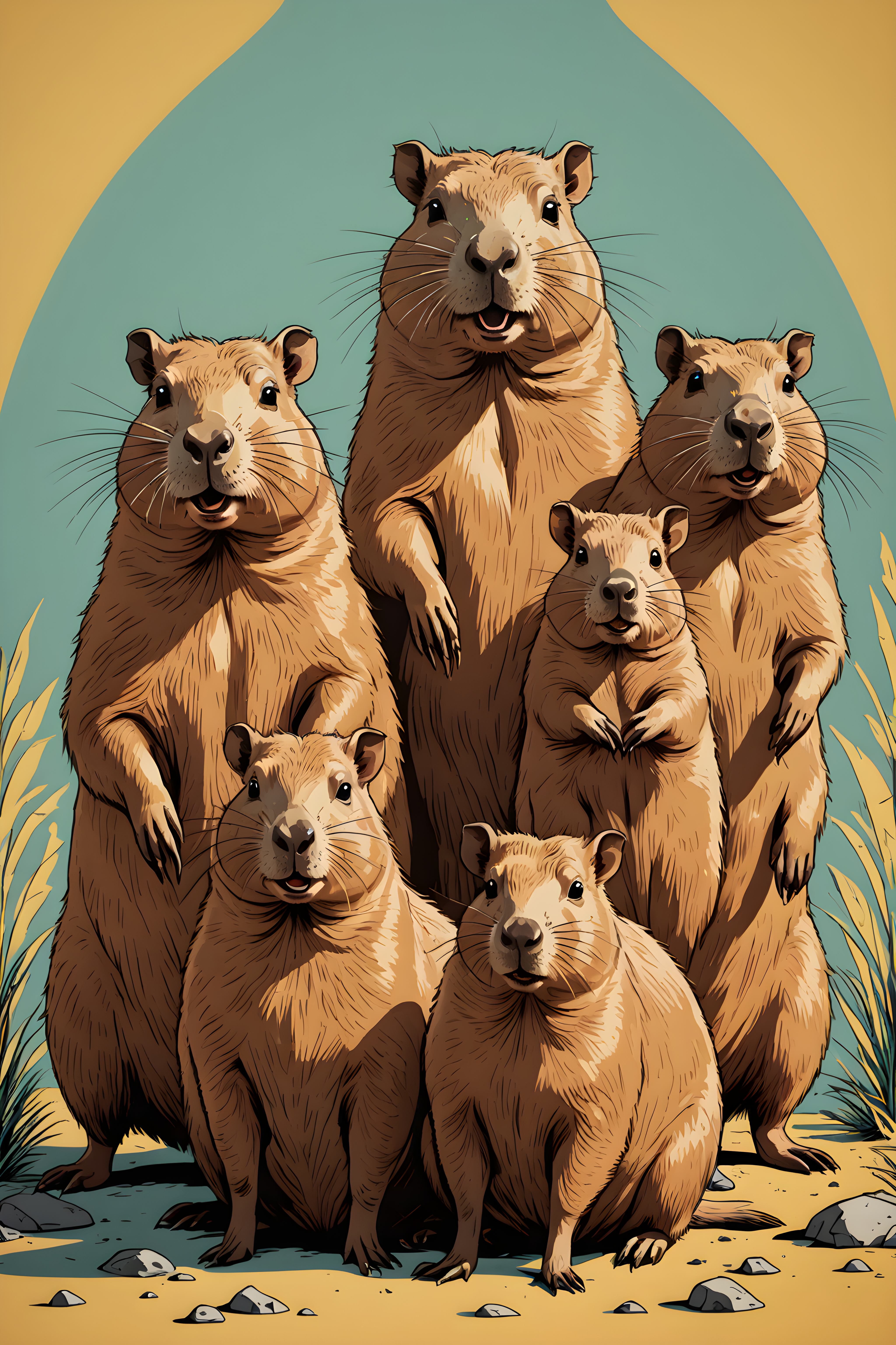 Capybara — Retro (Savage)