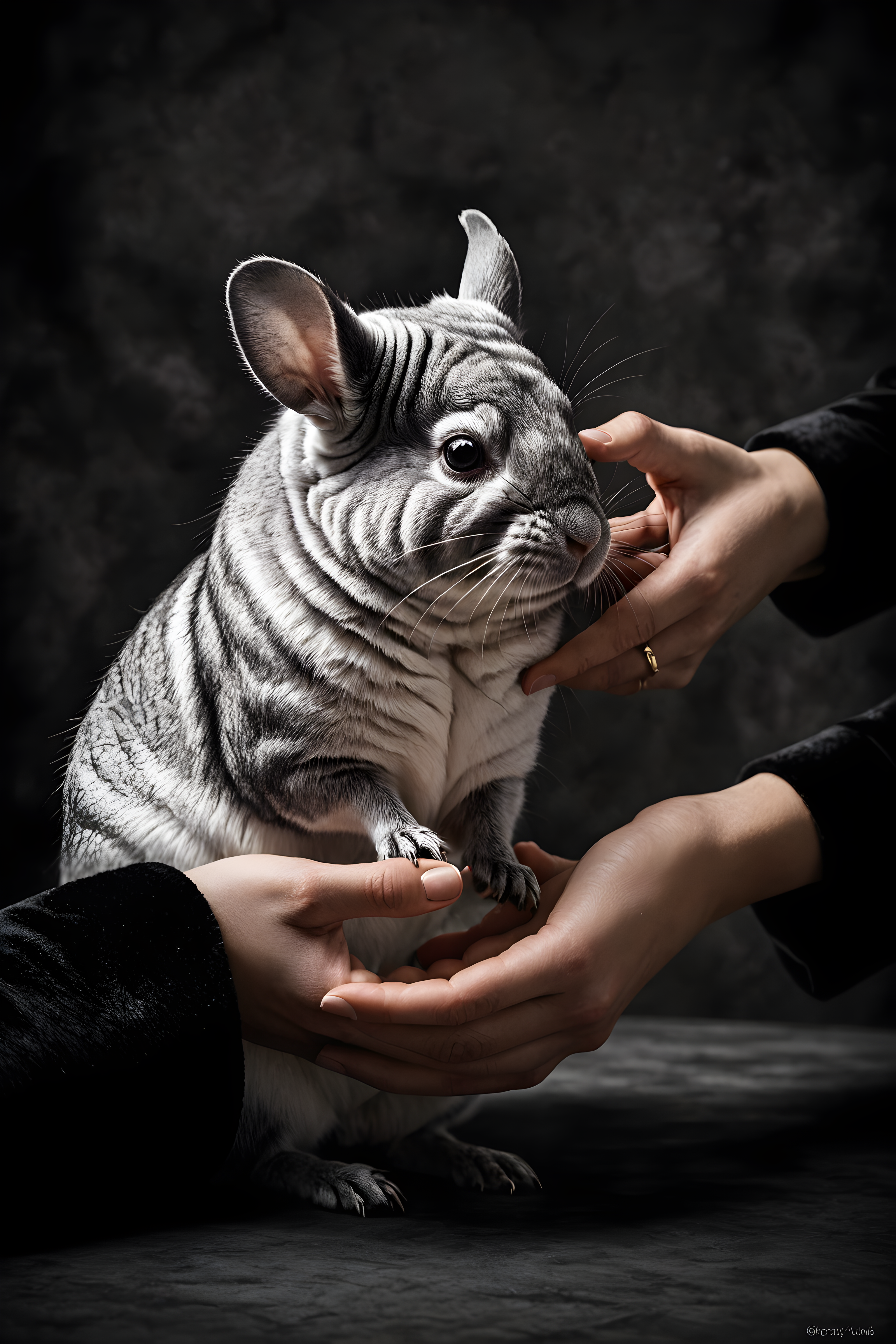 Chinchilla — Black & White (Luxury)