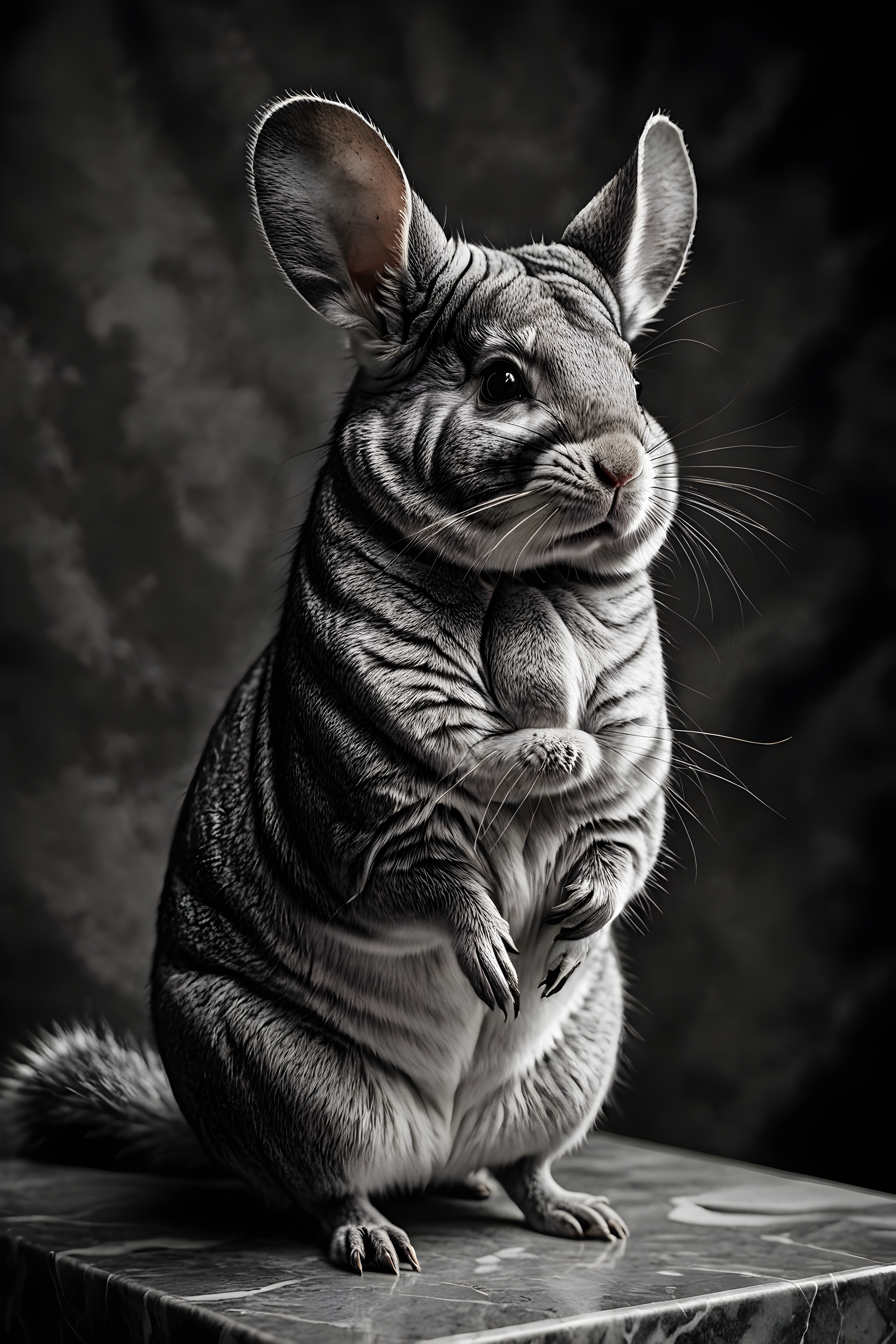 Chinchilla — Black & White (Luxury)