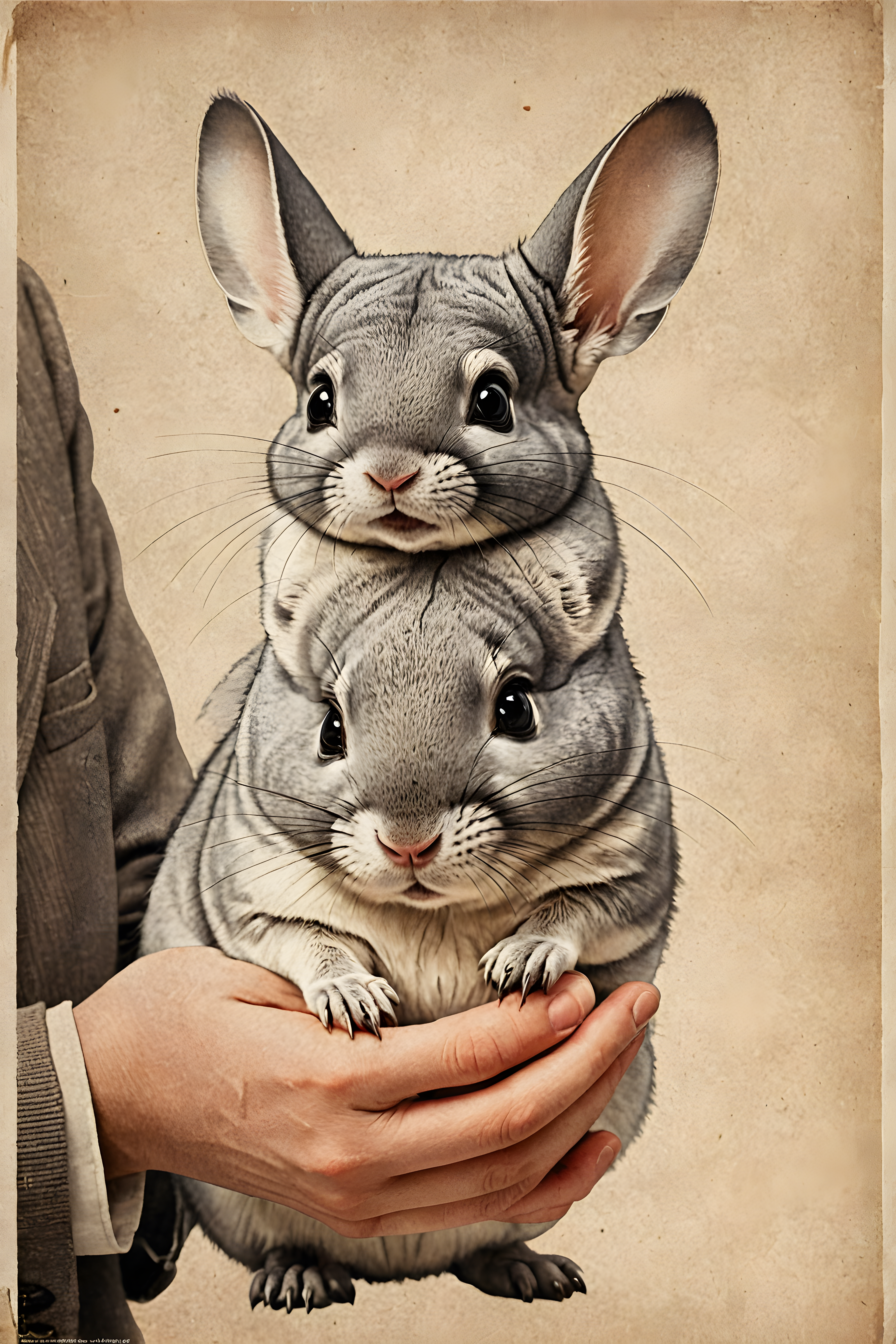 Chinchilla — Vintage Poster (Cute)