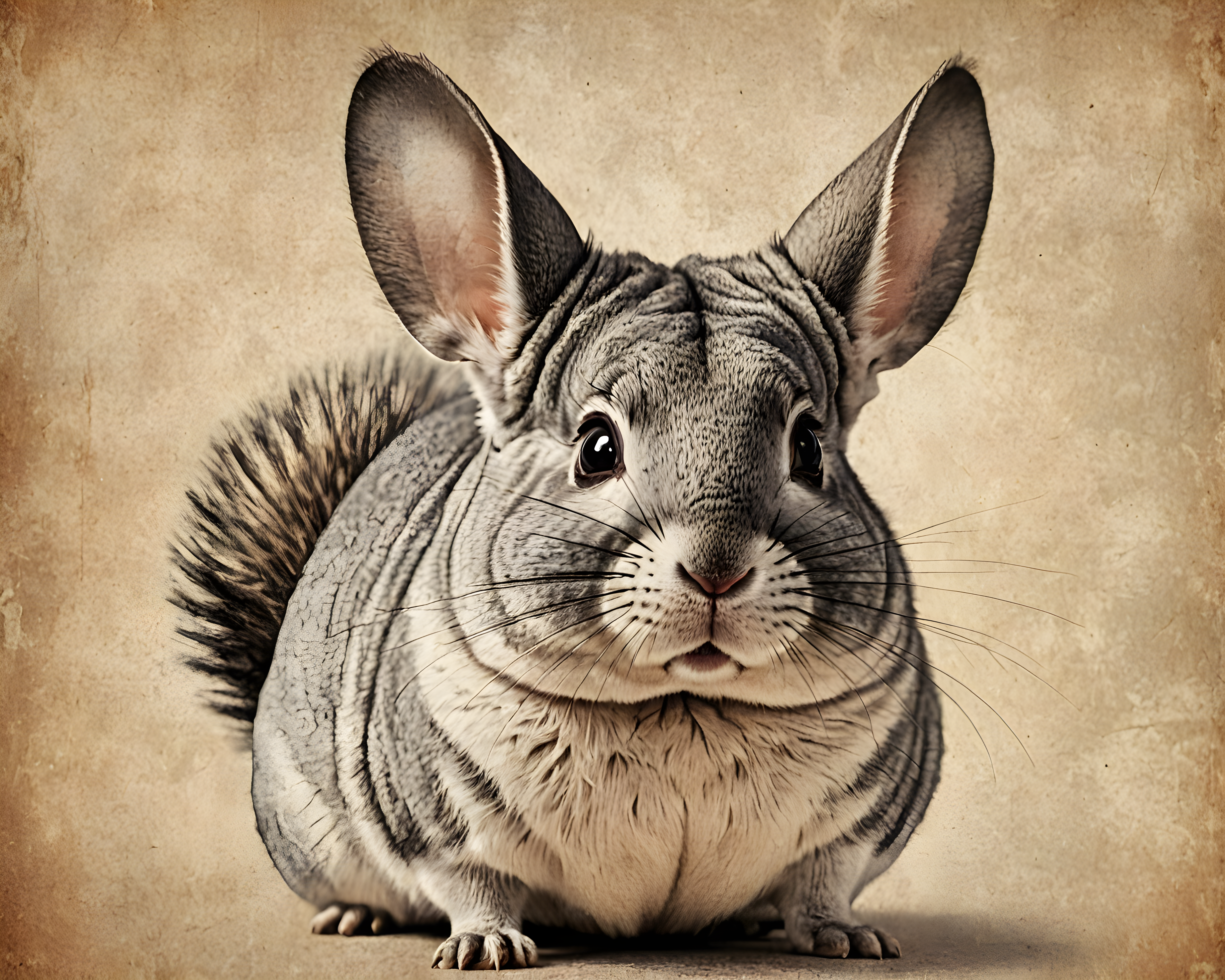 Chinchilla — Vintage Poster (Romantic)