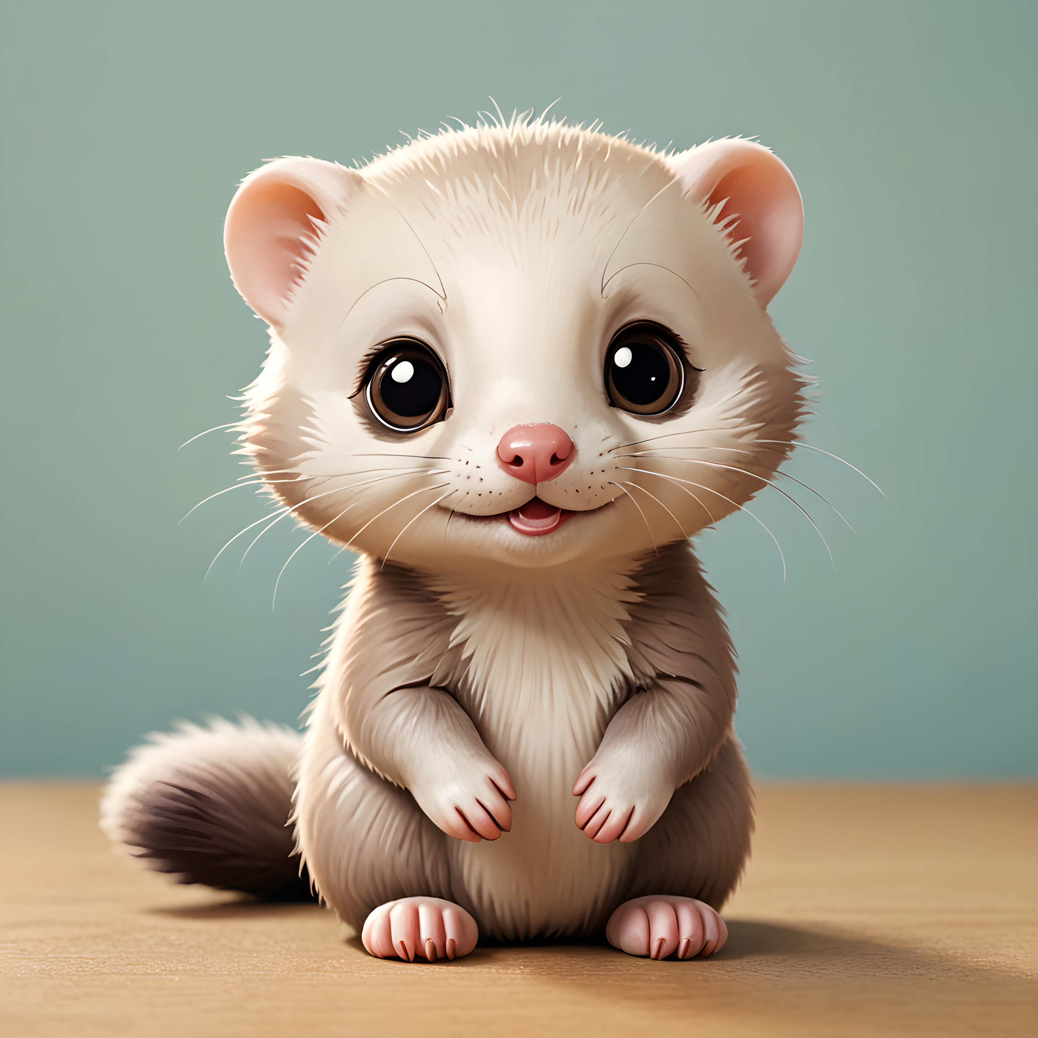 Ferret — Cartoon / Kawaii (Cute)