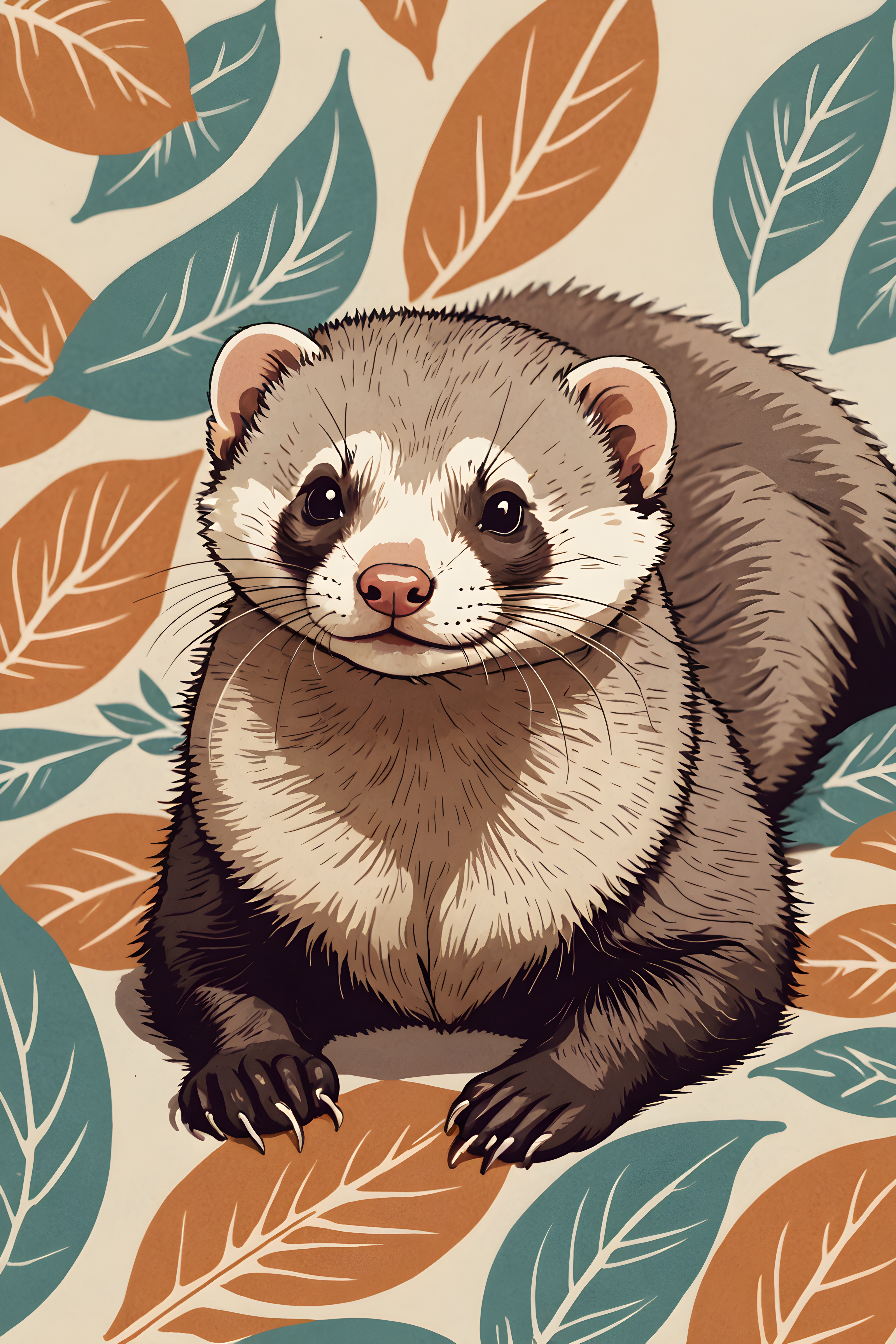 Ferret — Retro (Aesthetic)
