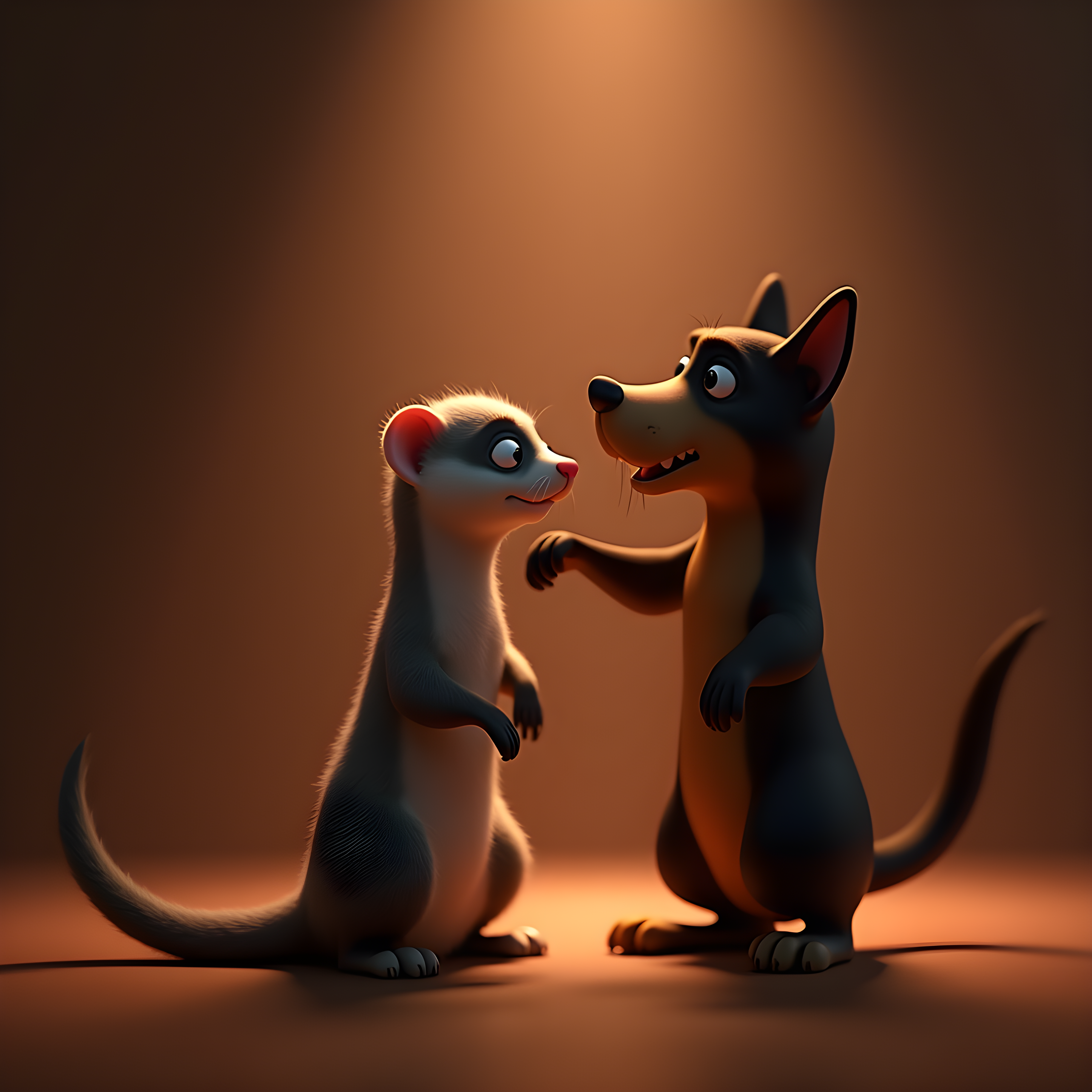 Ferret — 3D Render (Motivational)