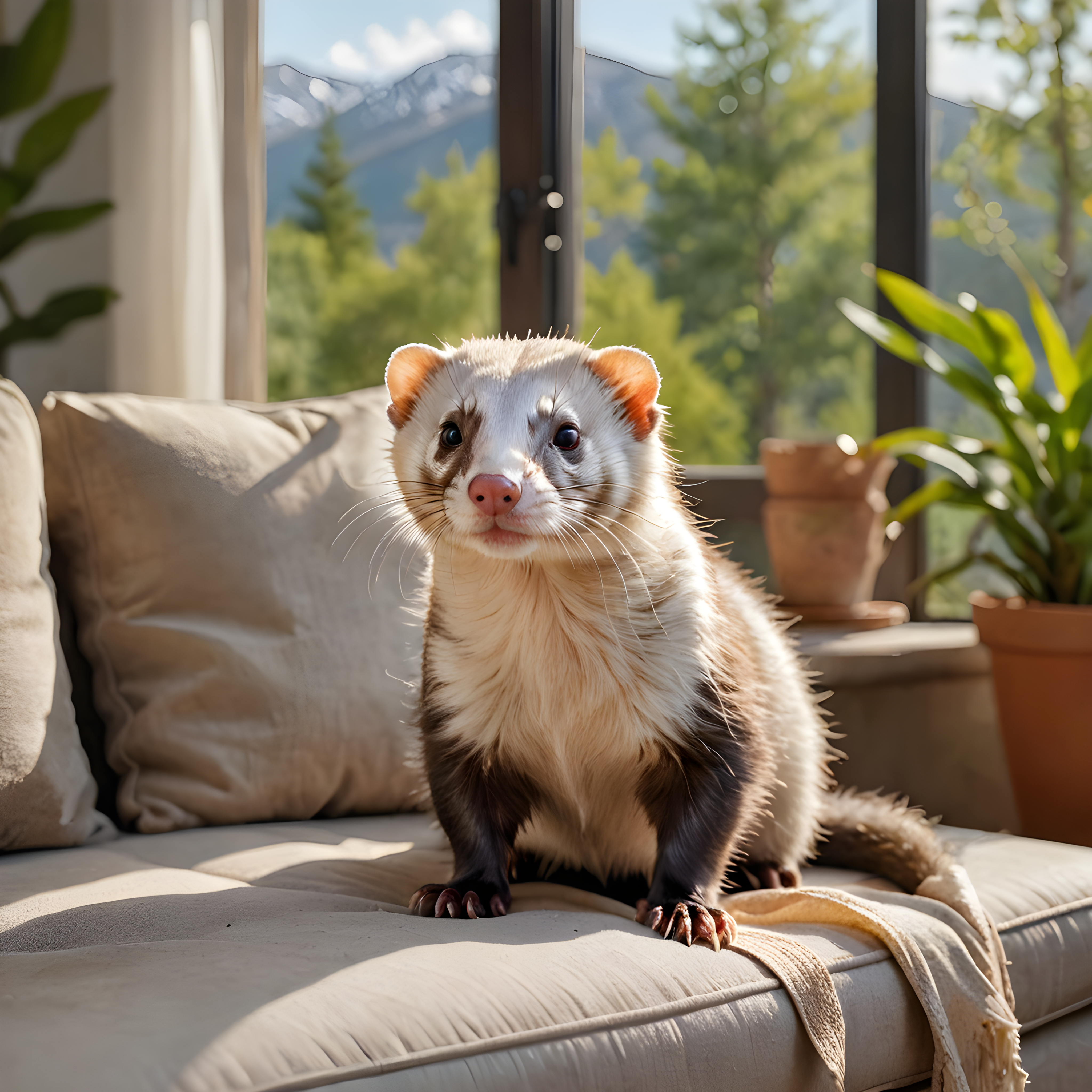 Ferret — Watercolor (Lifestyle)