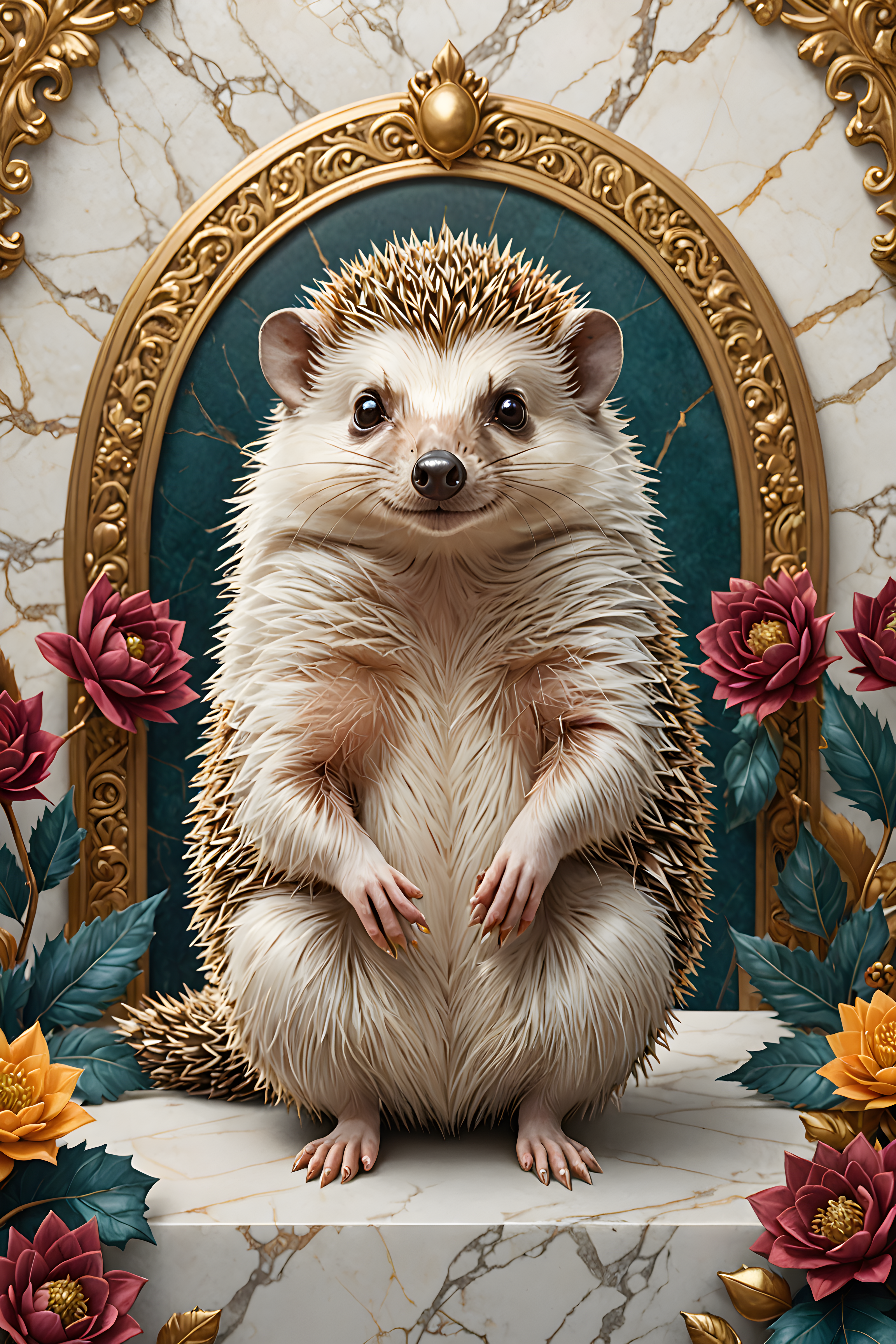 Hedgehog — Line Art (Luxury)
