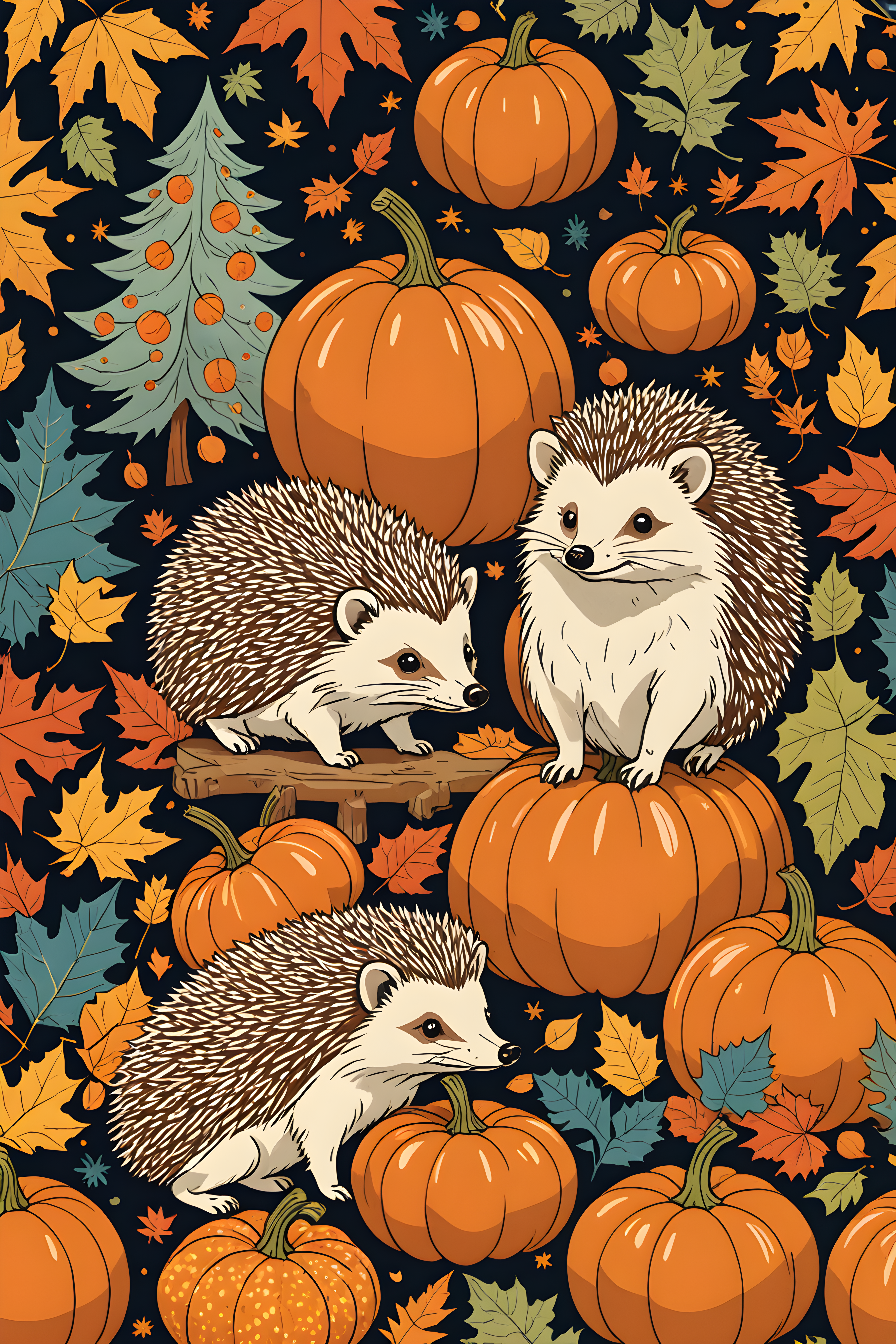 Hedgehog — Retro (Seasonal)