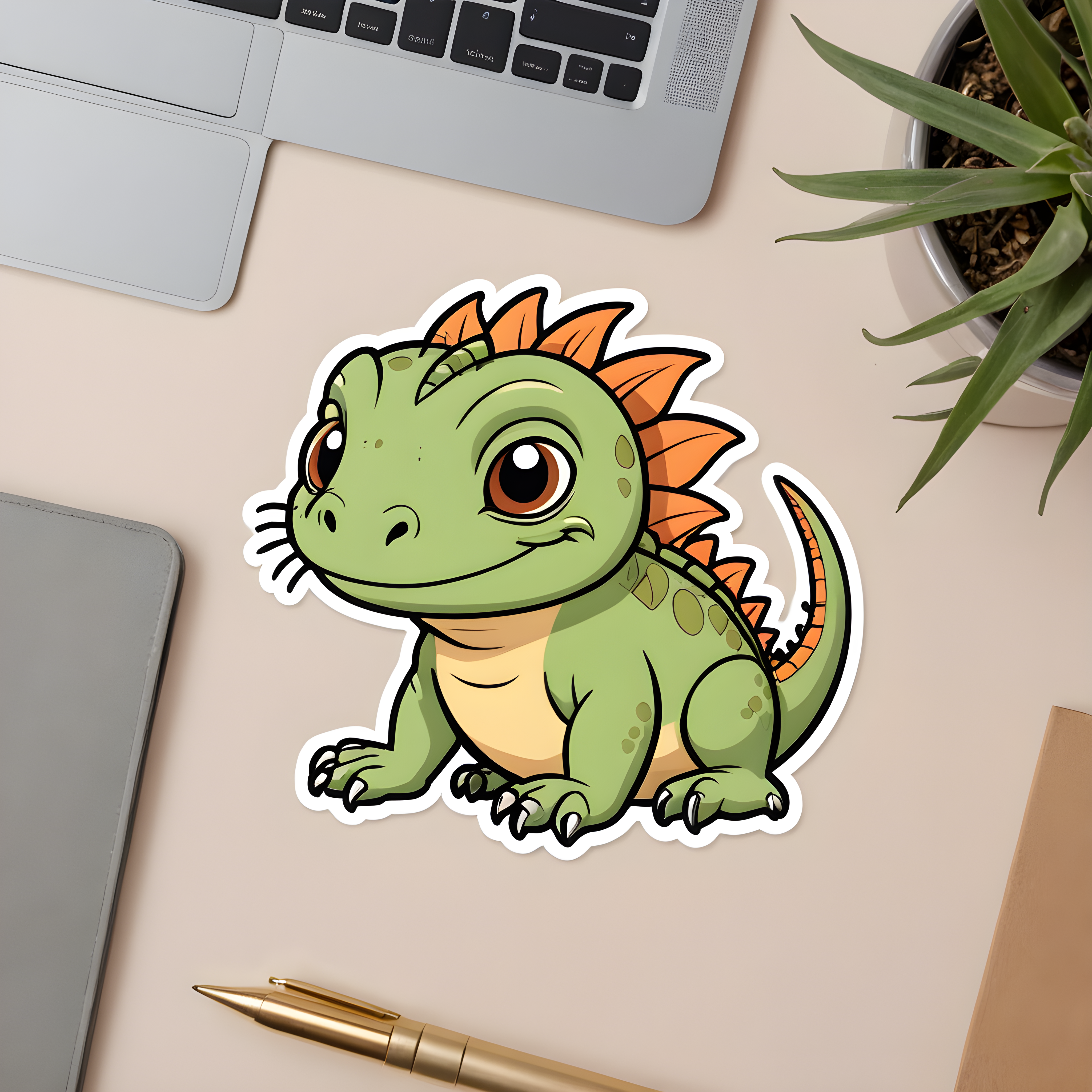 Iguana — Cartoon / Kawaii (Aesthetic)