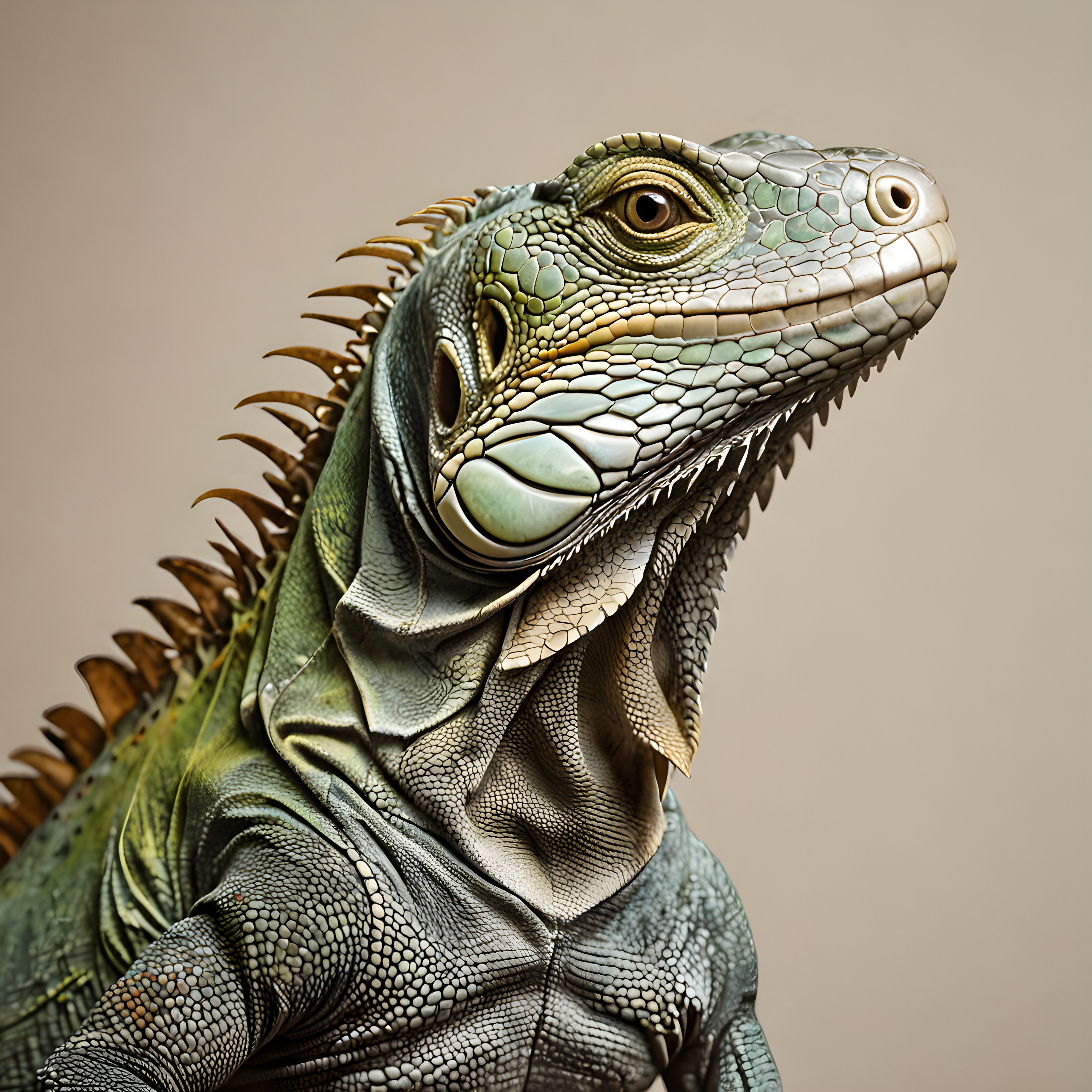 Iguana — Minimalist Line Art (Luxury)