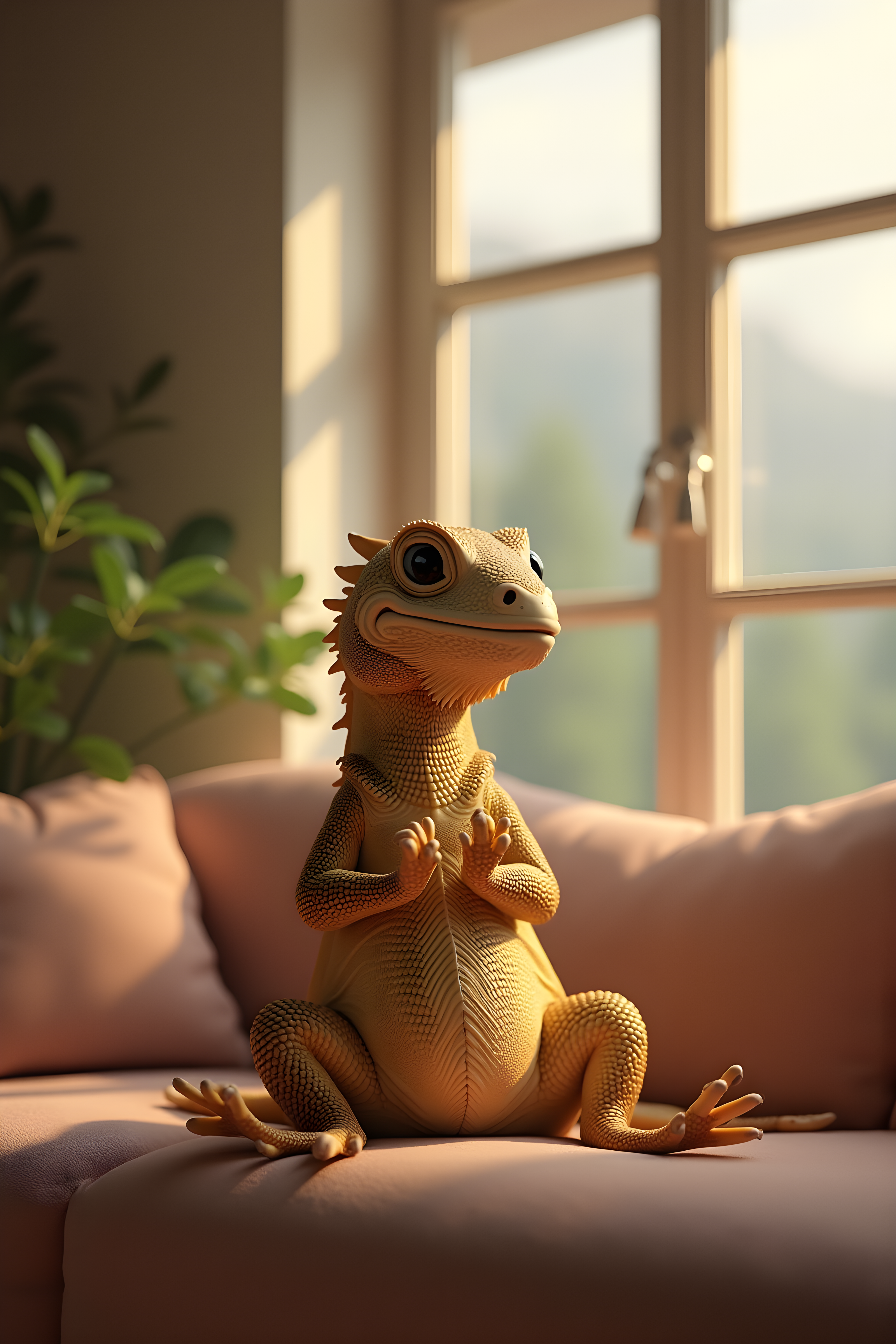 Iguana — 3D Render (Lifestyle)