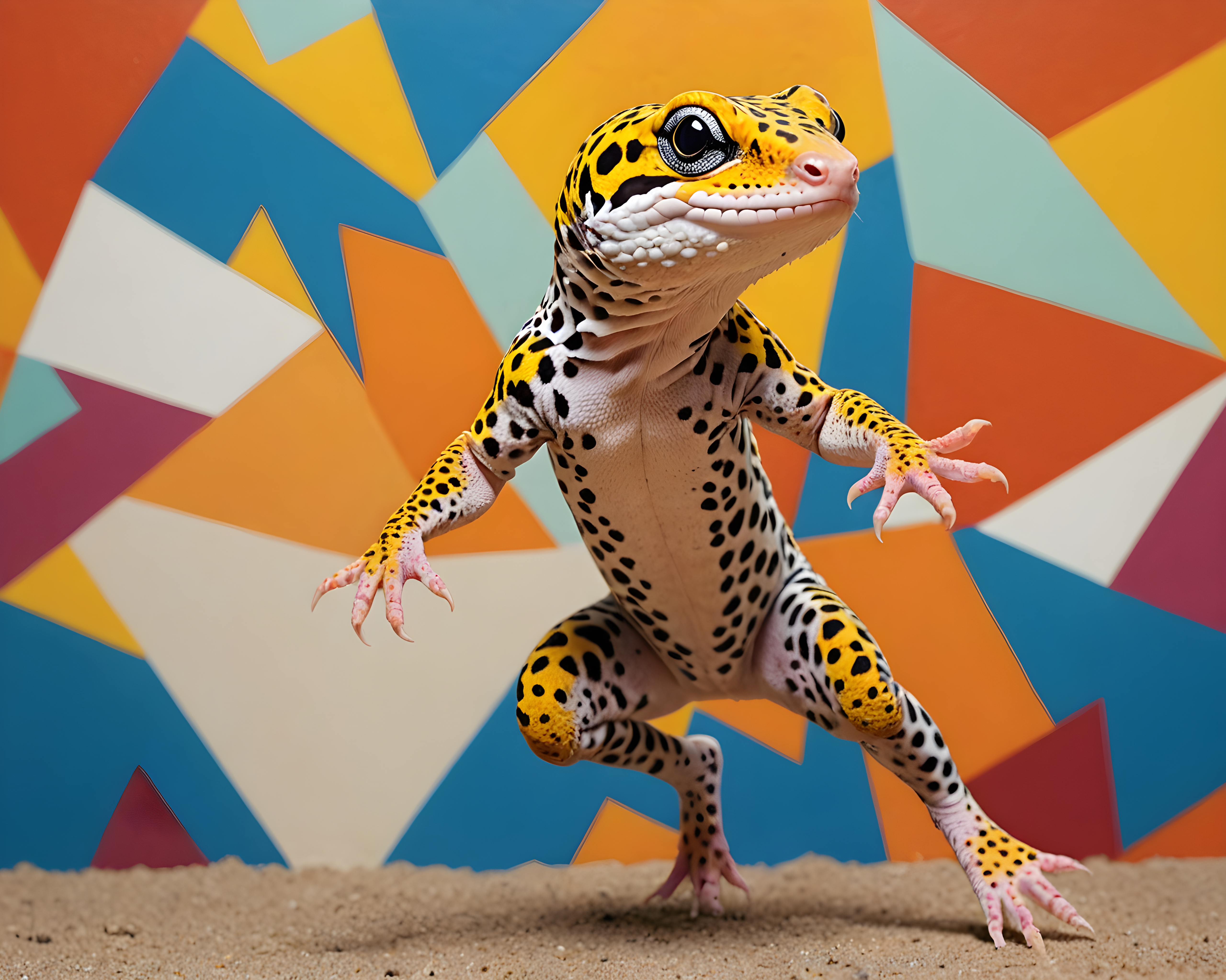 Leopard Gecko — Abstract (Funny)