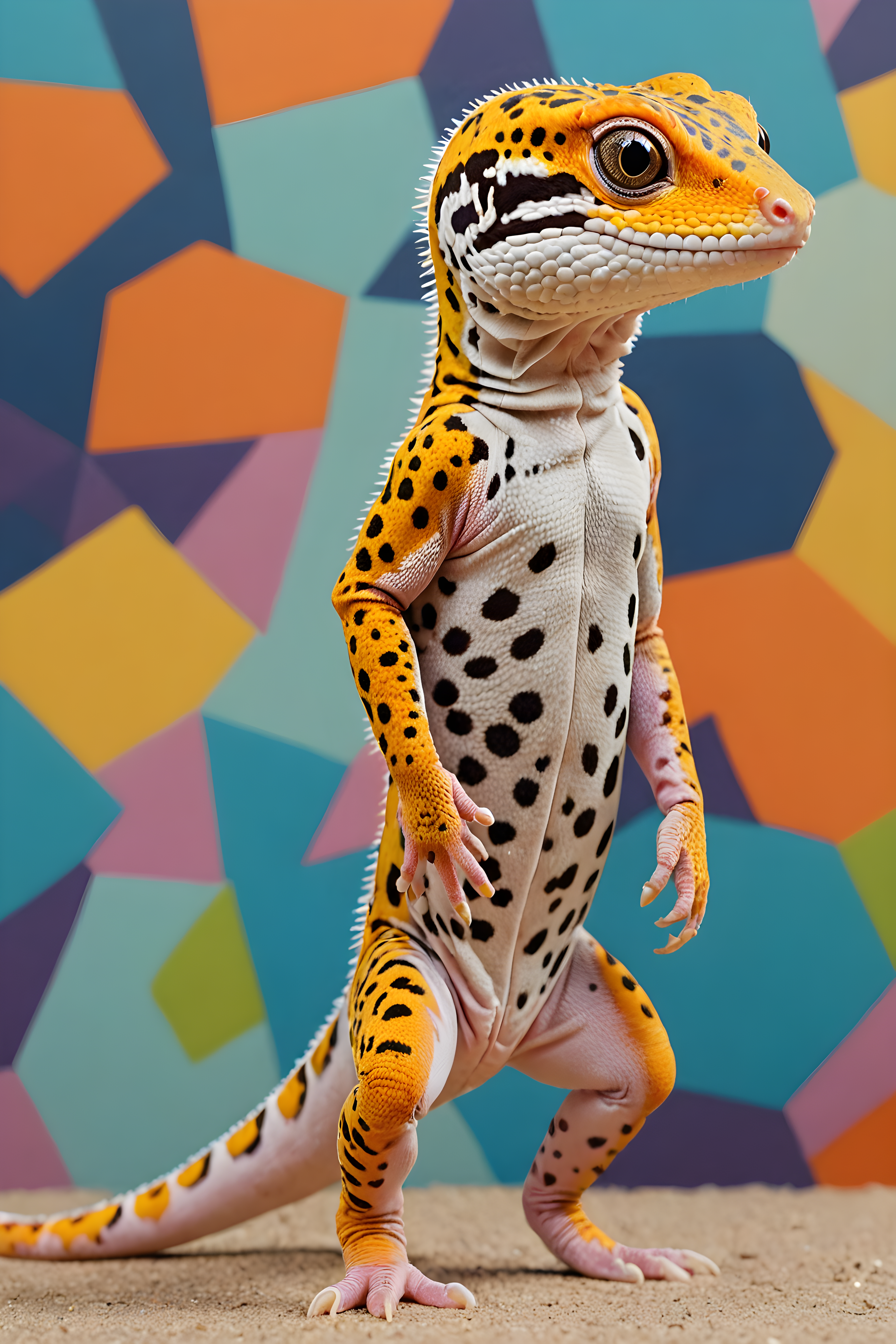 Leopard Gecko — Abstract (Funny)