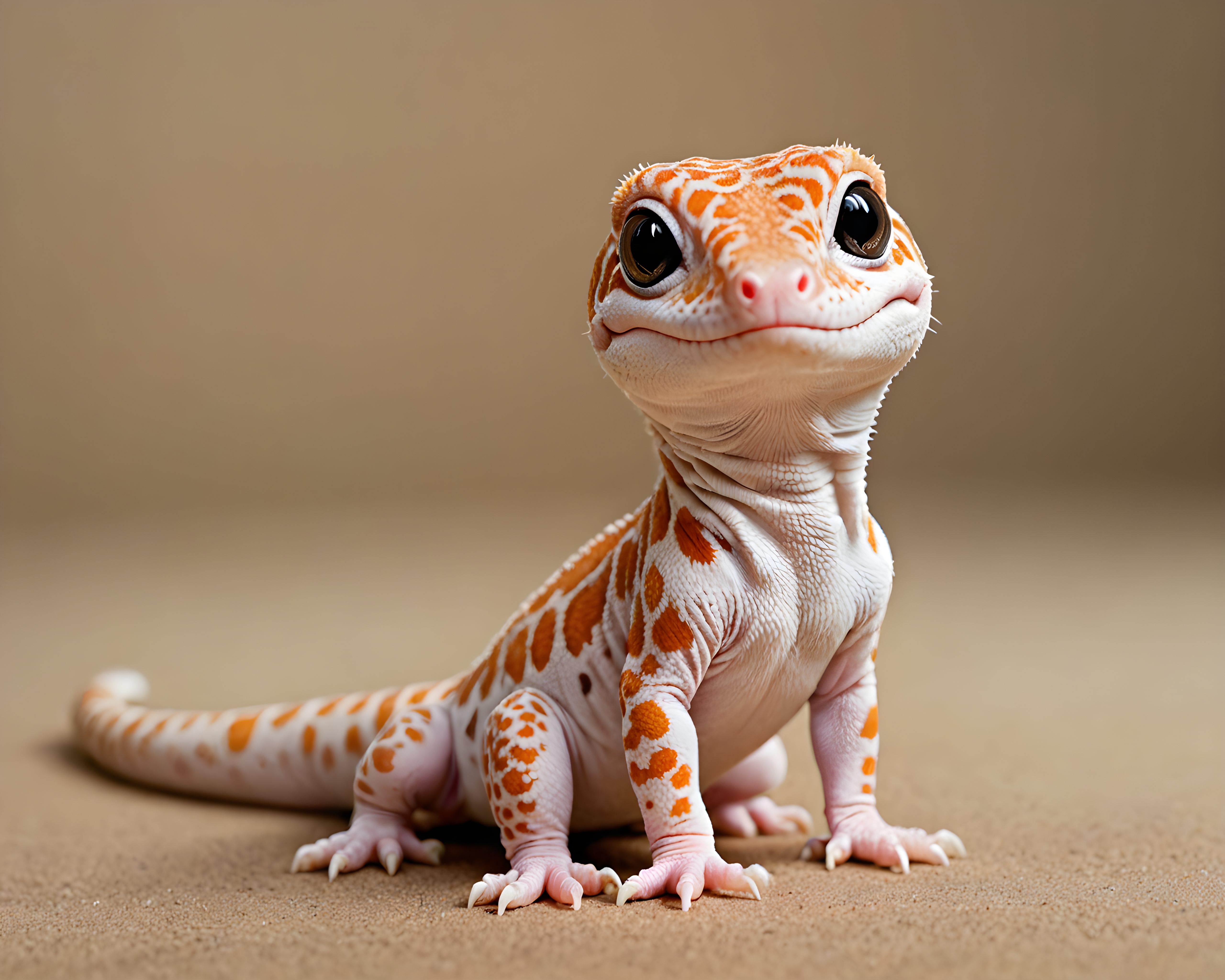 Leopard Gecko — Line Art (Cute)