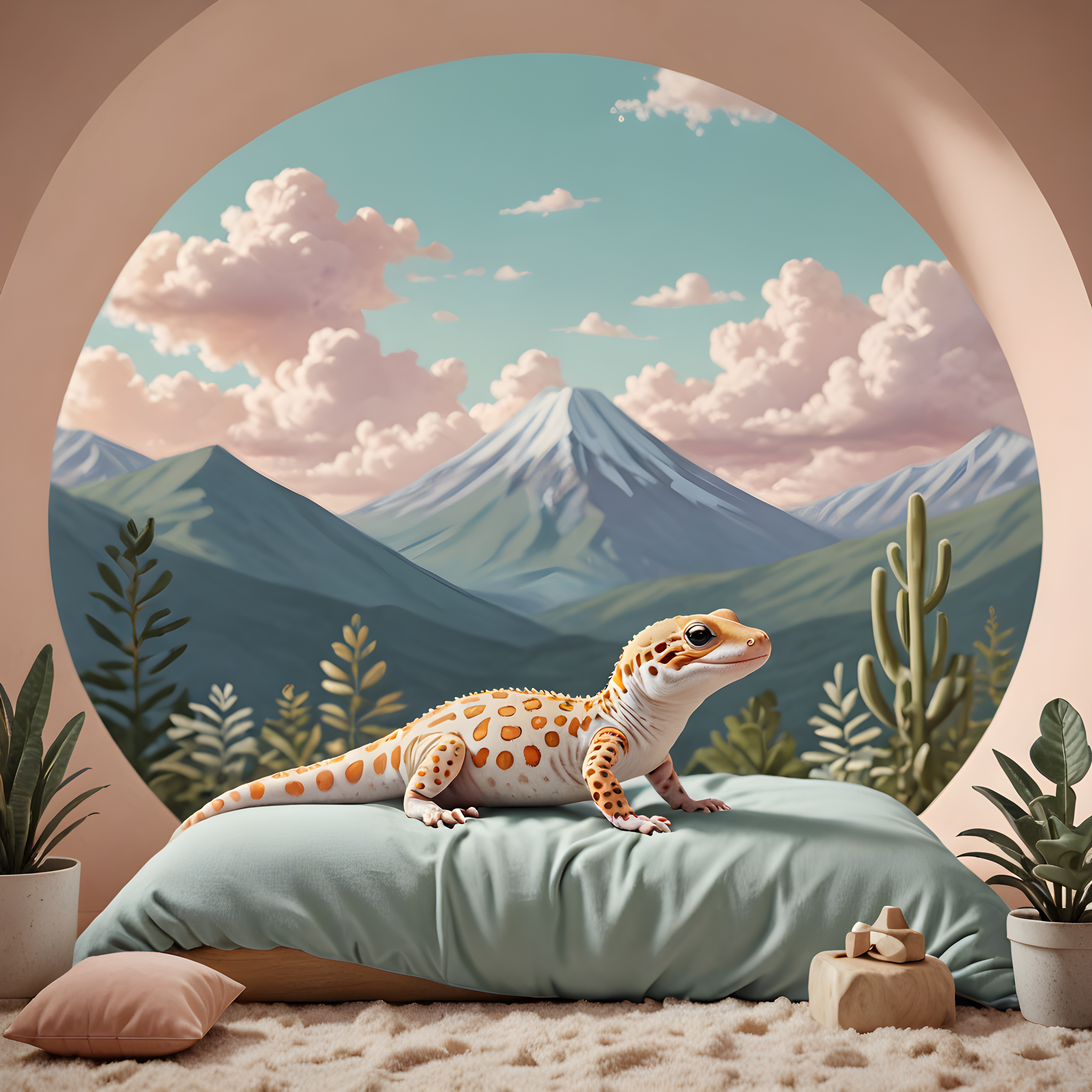 Leopard Gecko — Nursery (Aesthetic)