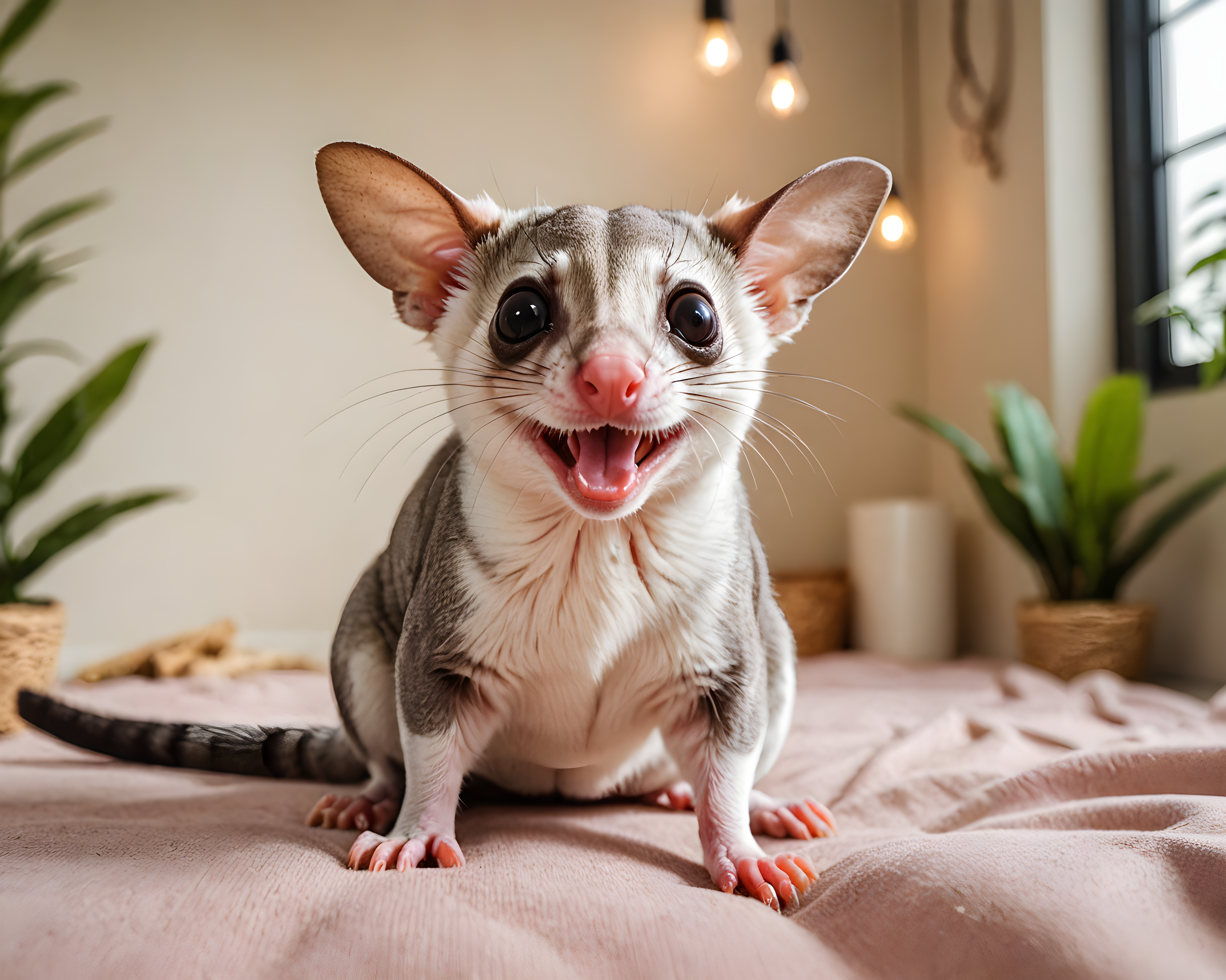 Sugar Glider — Modern Aesthetic (Happy)