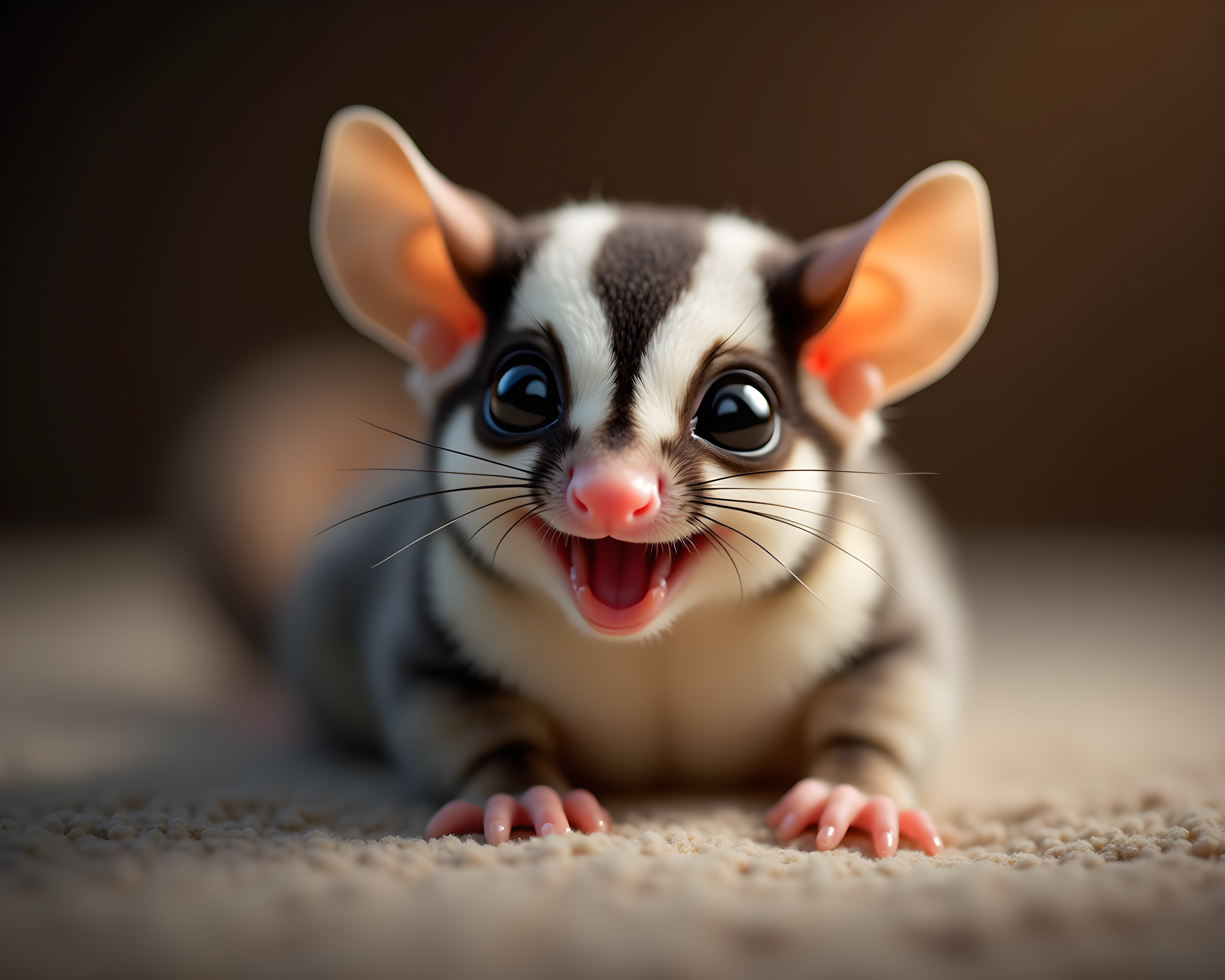Sugar Glider — Realistic (Happy)