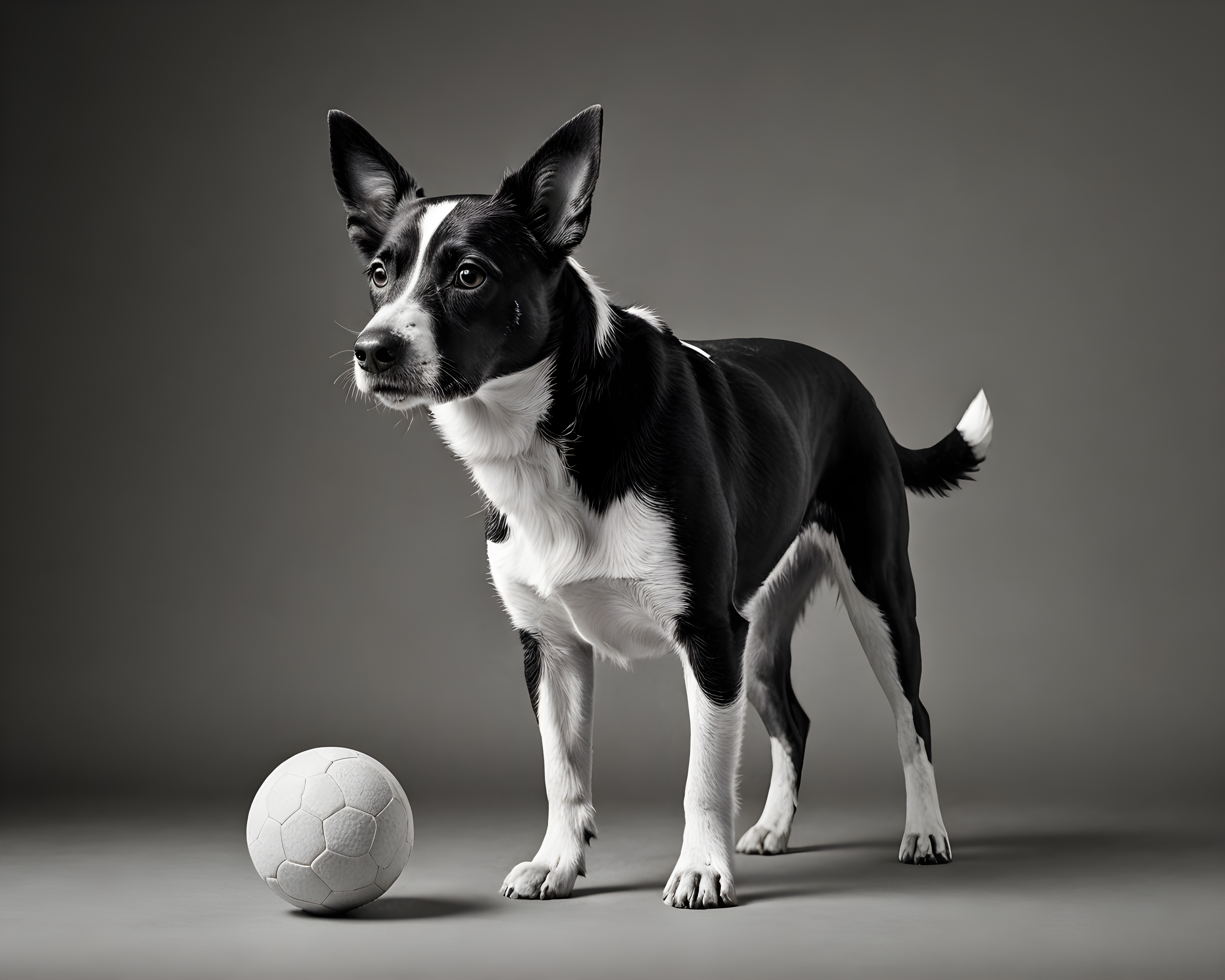 Best Friend Dog — Black & White (Playful)