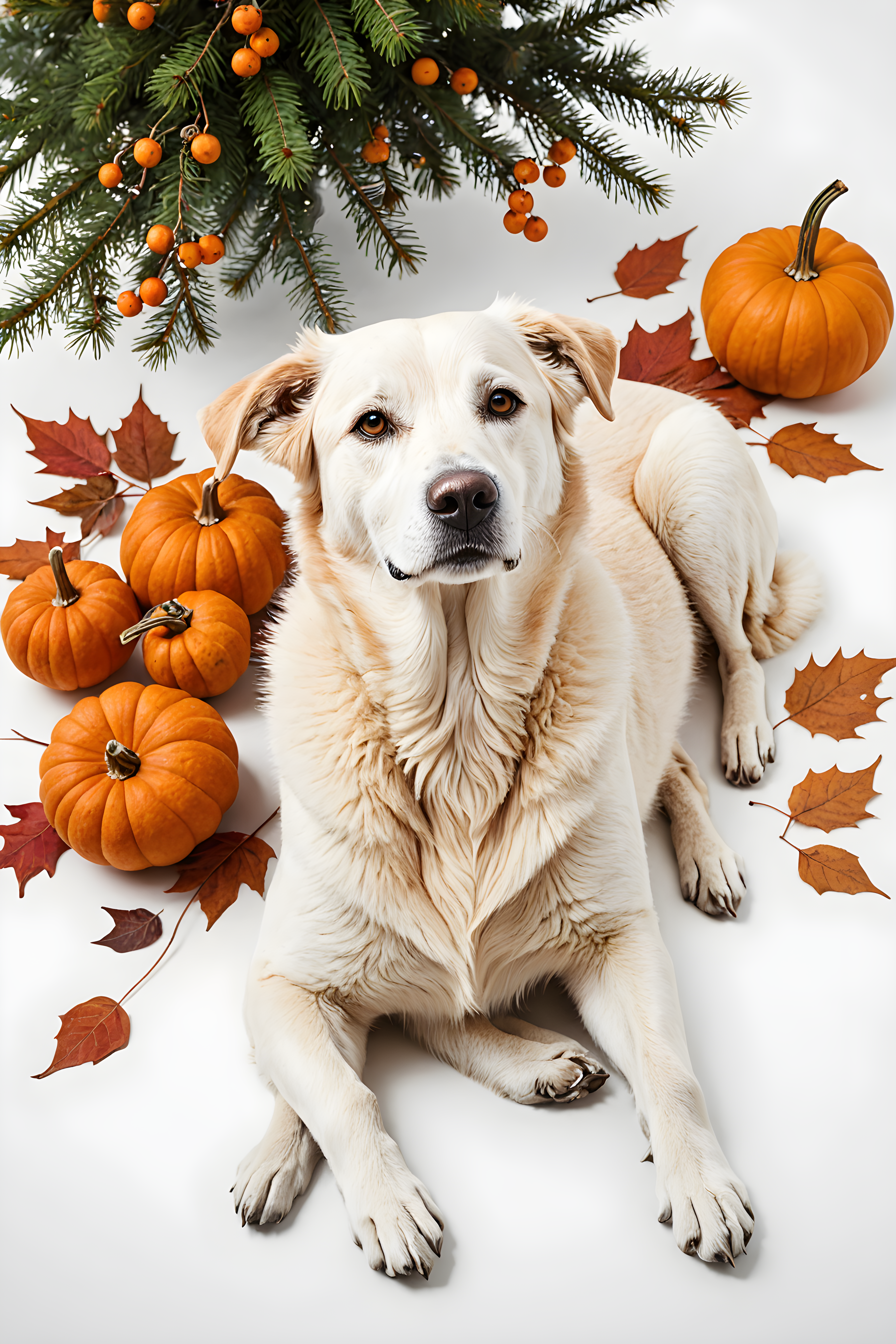 Best Friend Dog — Minimalist Line Art (Seasonal)