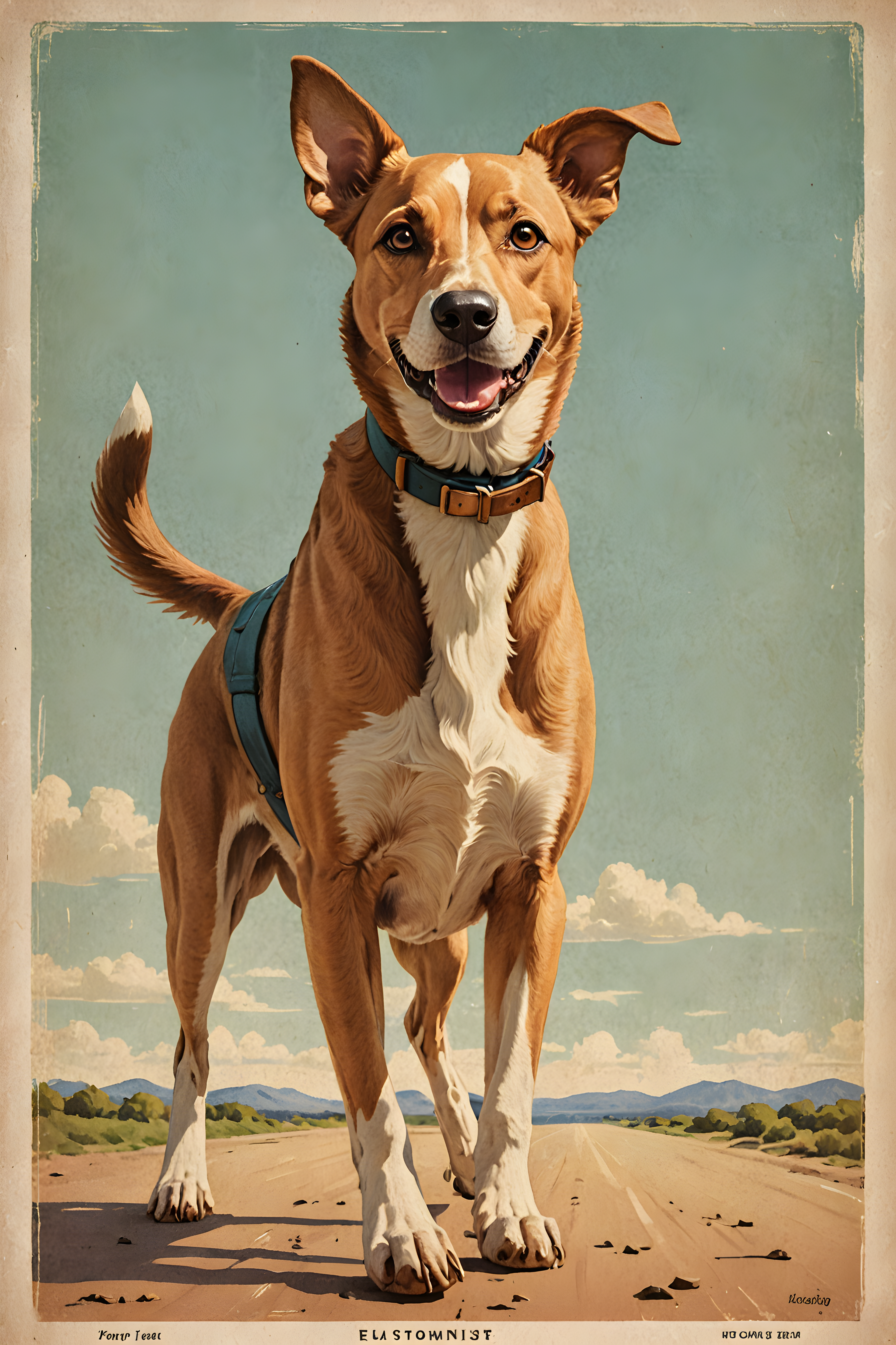 Best Friend Dog — Vintage Poster (Aesthetic)