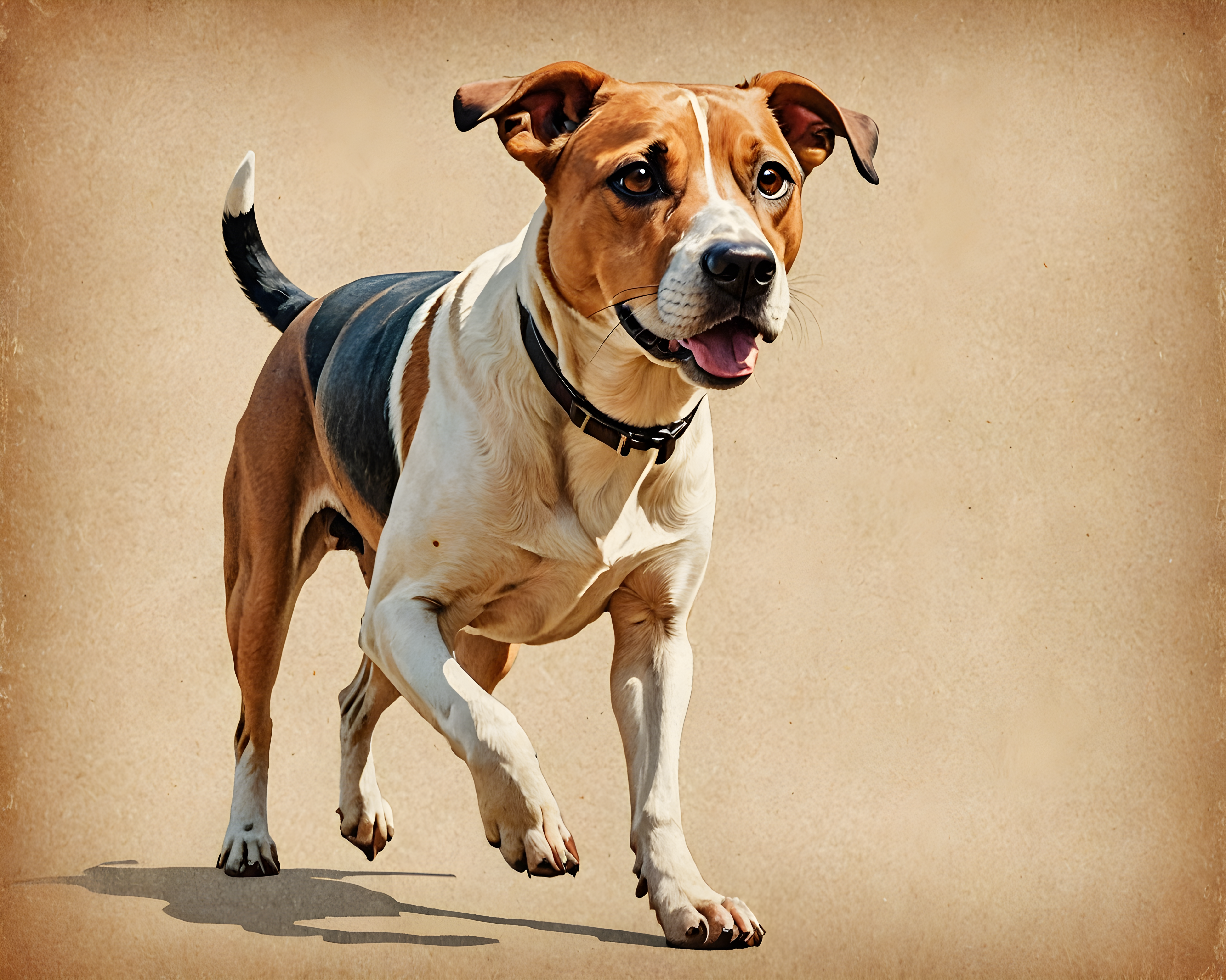 Best Friend Dog — Vintage Poster (Emotional)