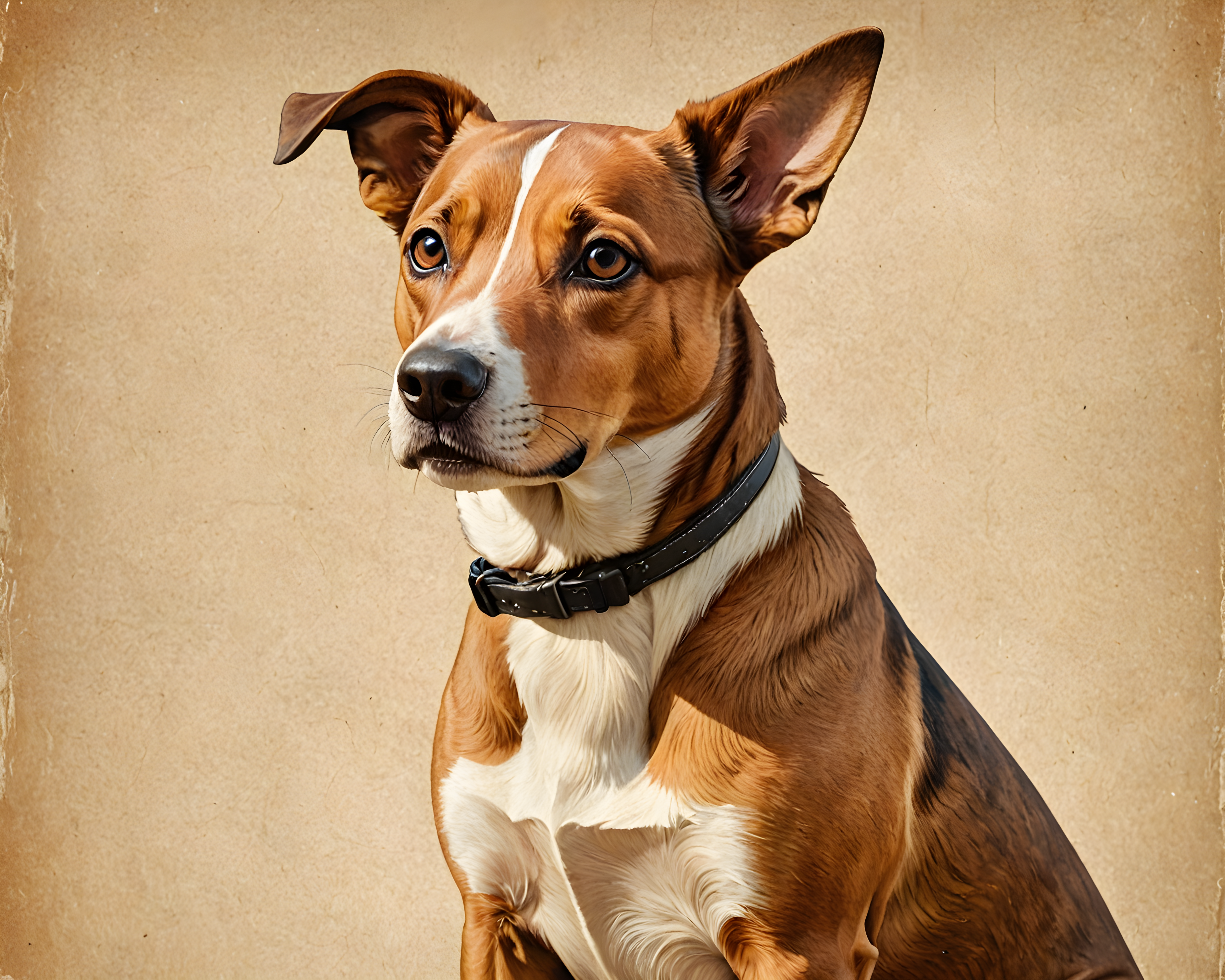 Best Friend Dog — Vintage Poster (Energetic)