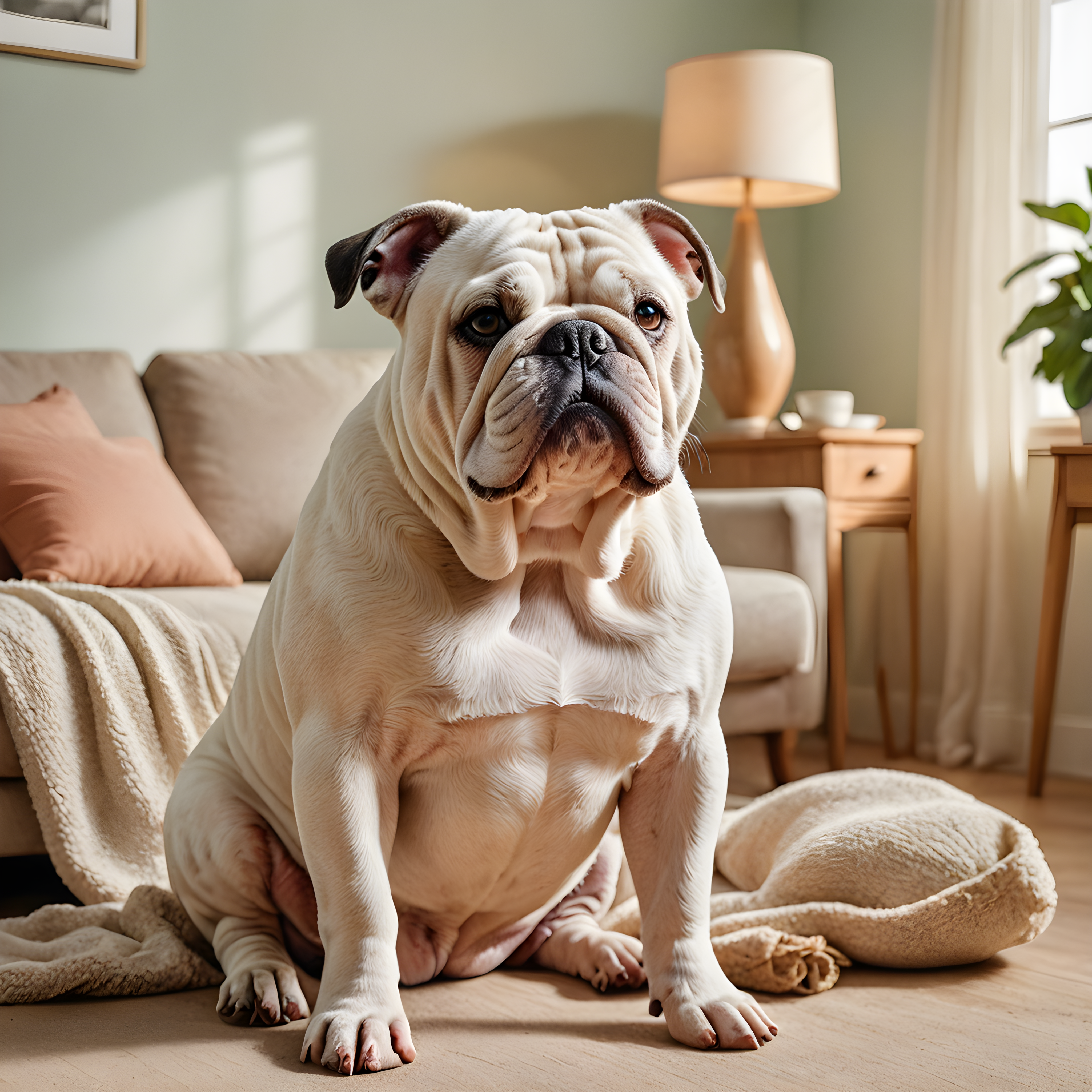 Comforting Bulldog — Modern Aesthetic (Motivational)