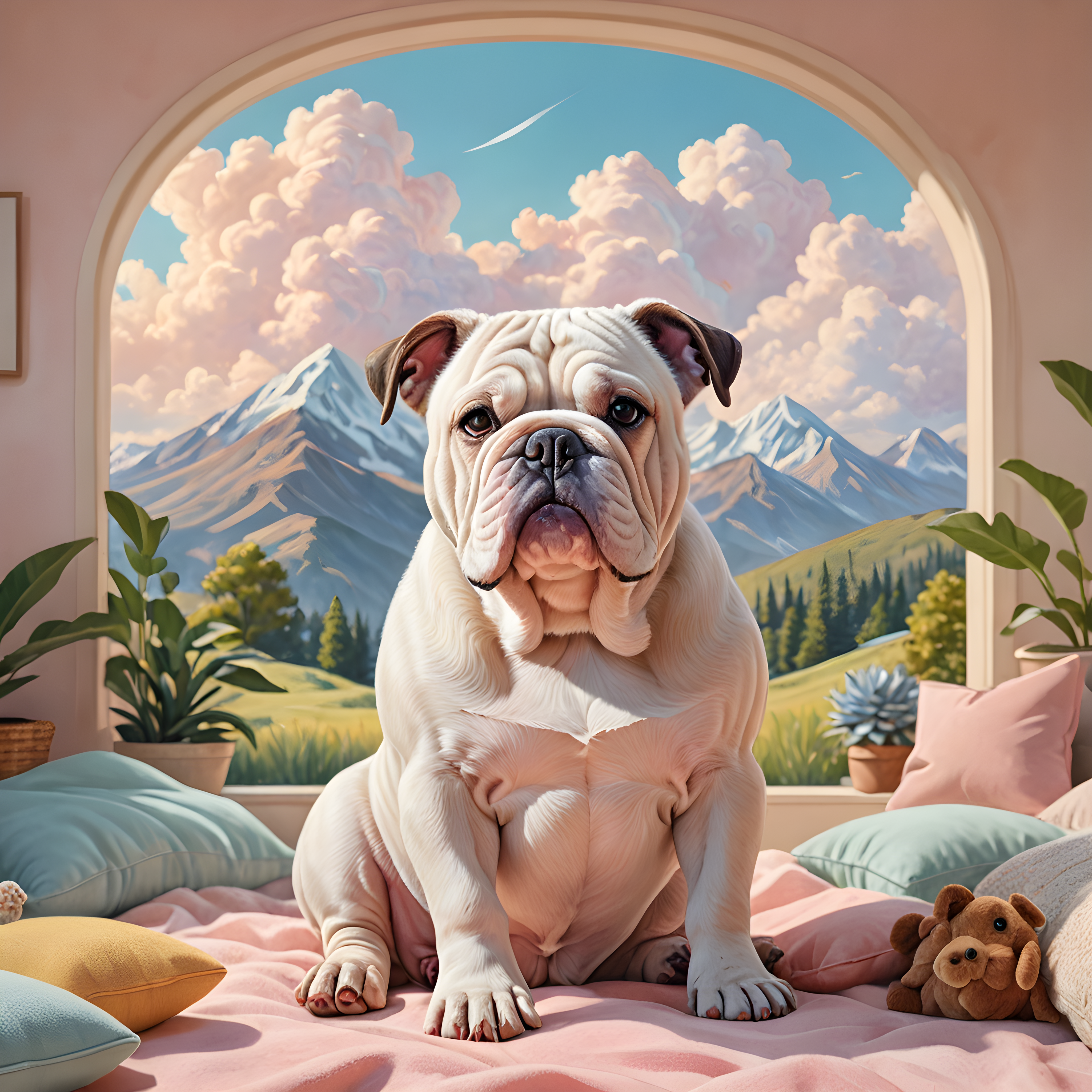 Comforting Bulldog — Nursery (Fantasy)