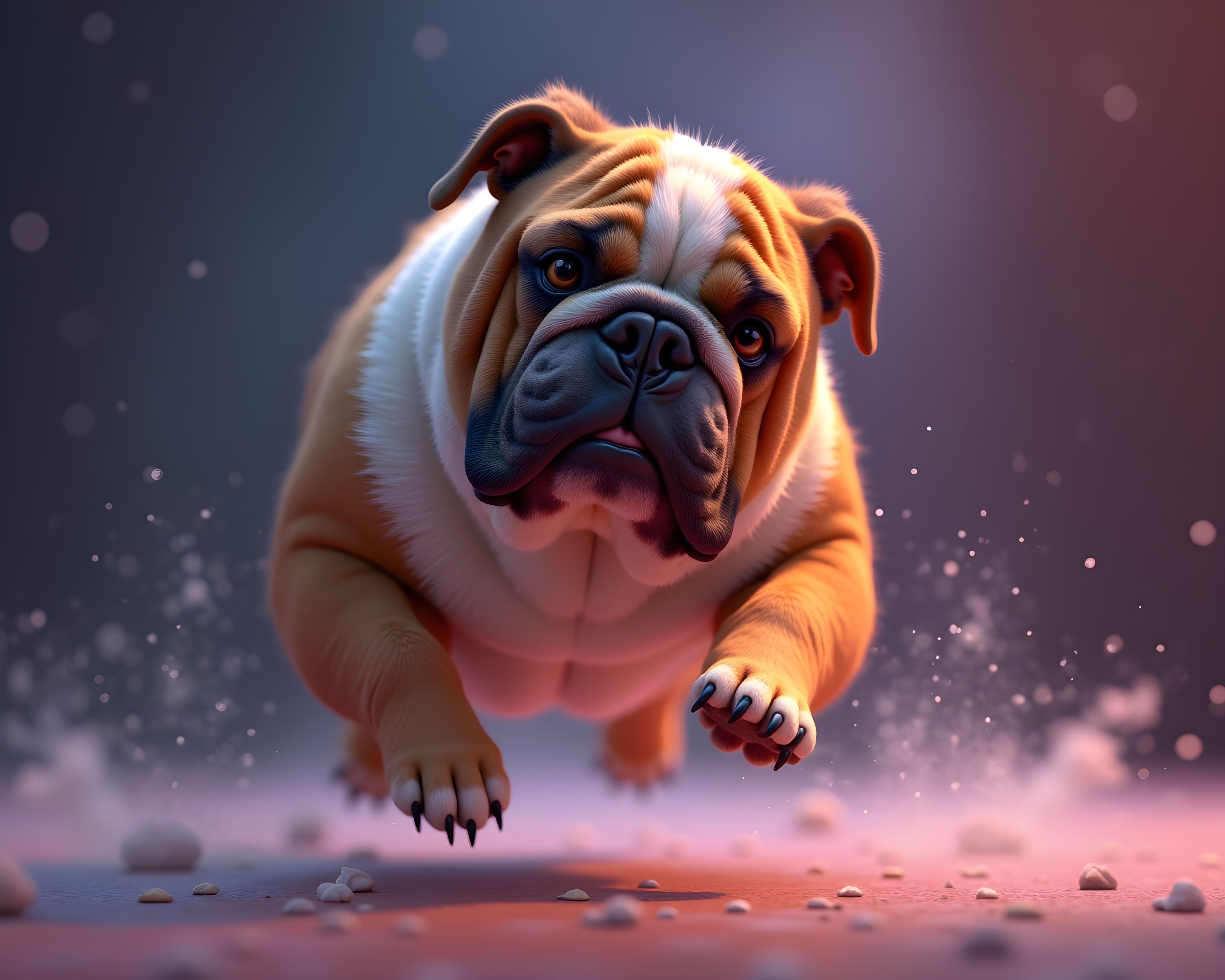 Comforting Bulldog — 3D Render (Fantasy)