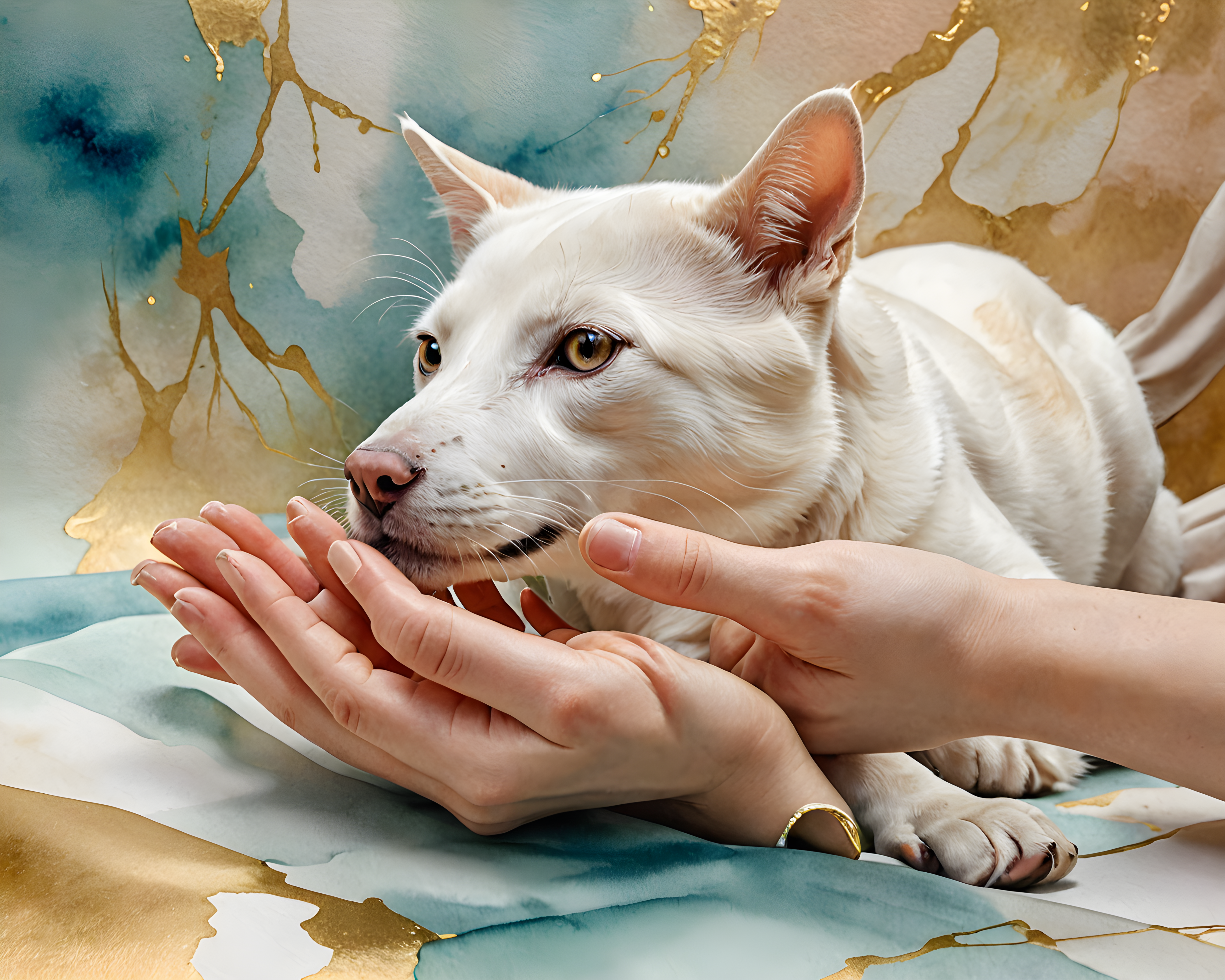 Gentle Cat — Watercolor (Luxury)