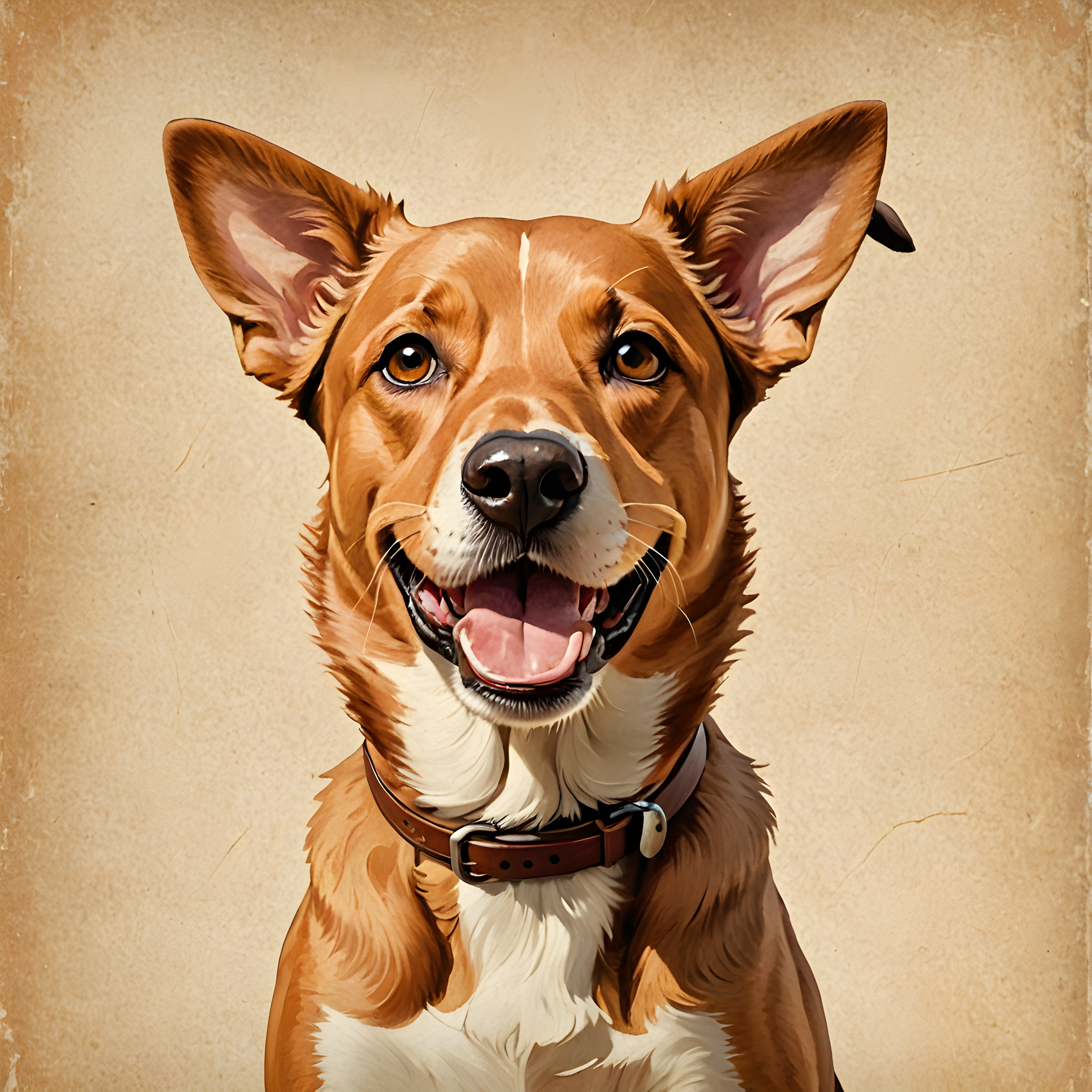 Loyal Companion — Vintage Poster (Happy)