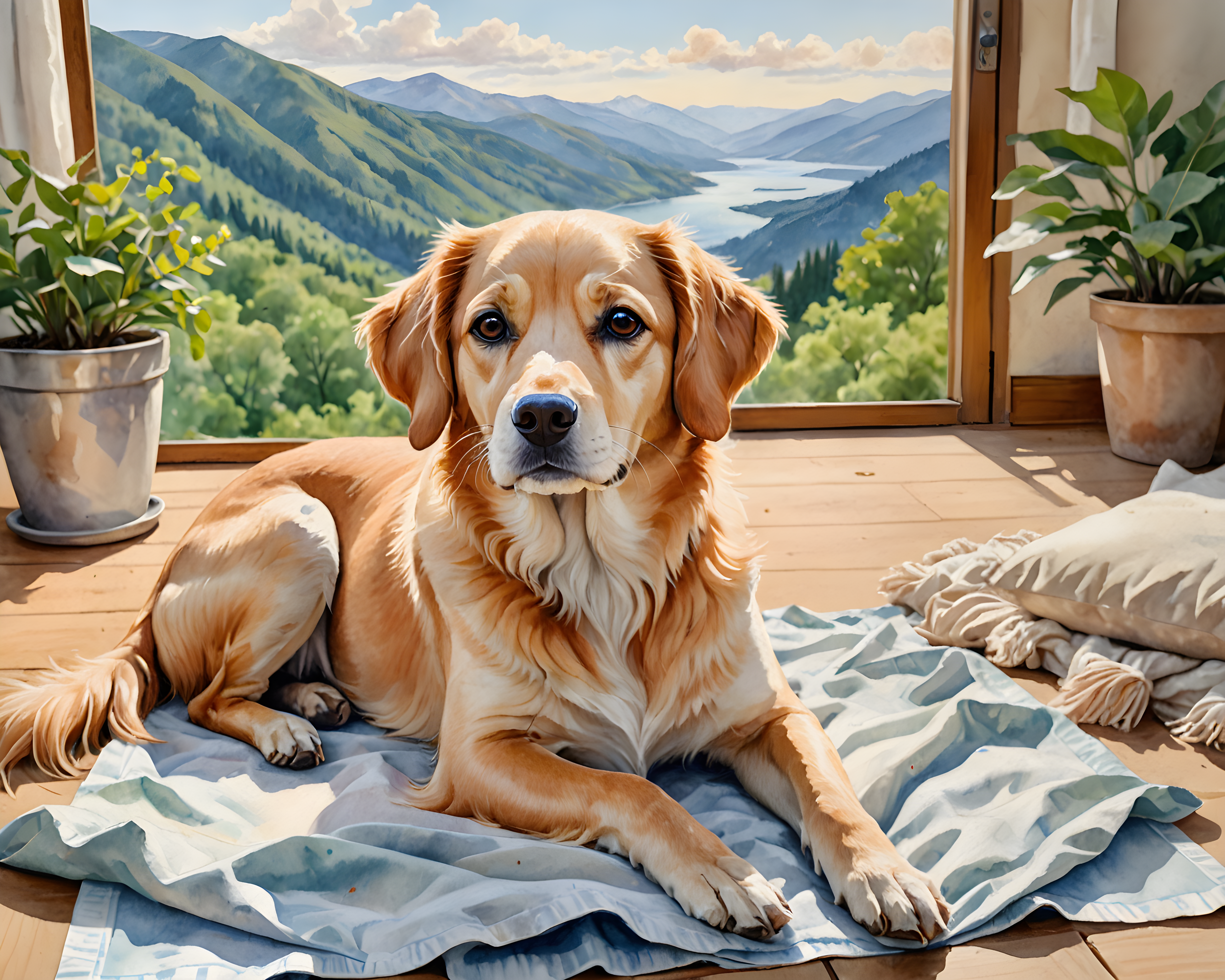 Loyal Companion — Watercolor (Cute)