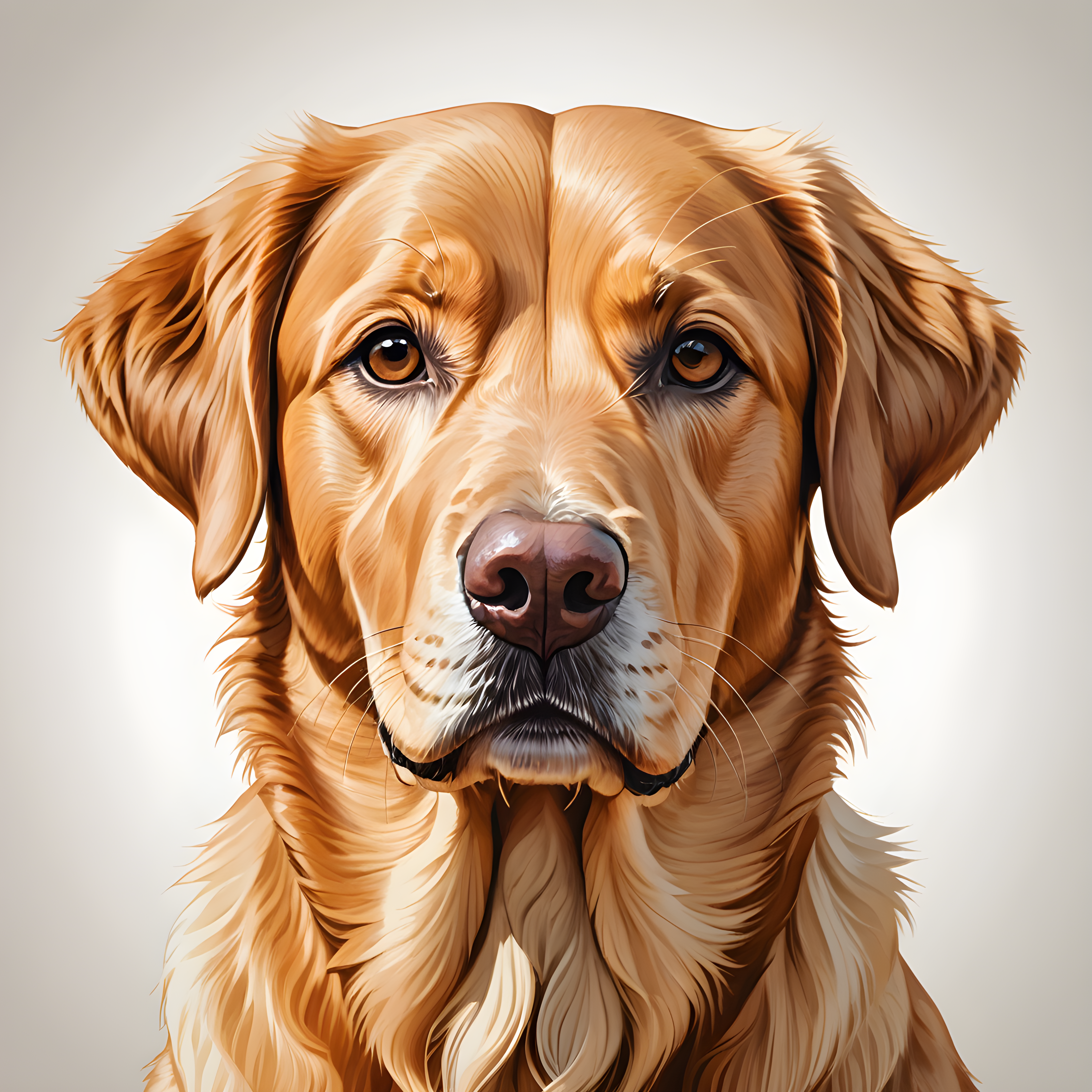 Soulful Retriever — Line Art (Savage)