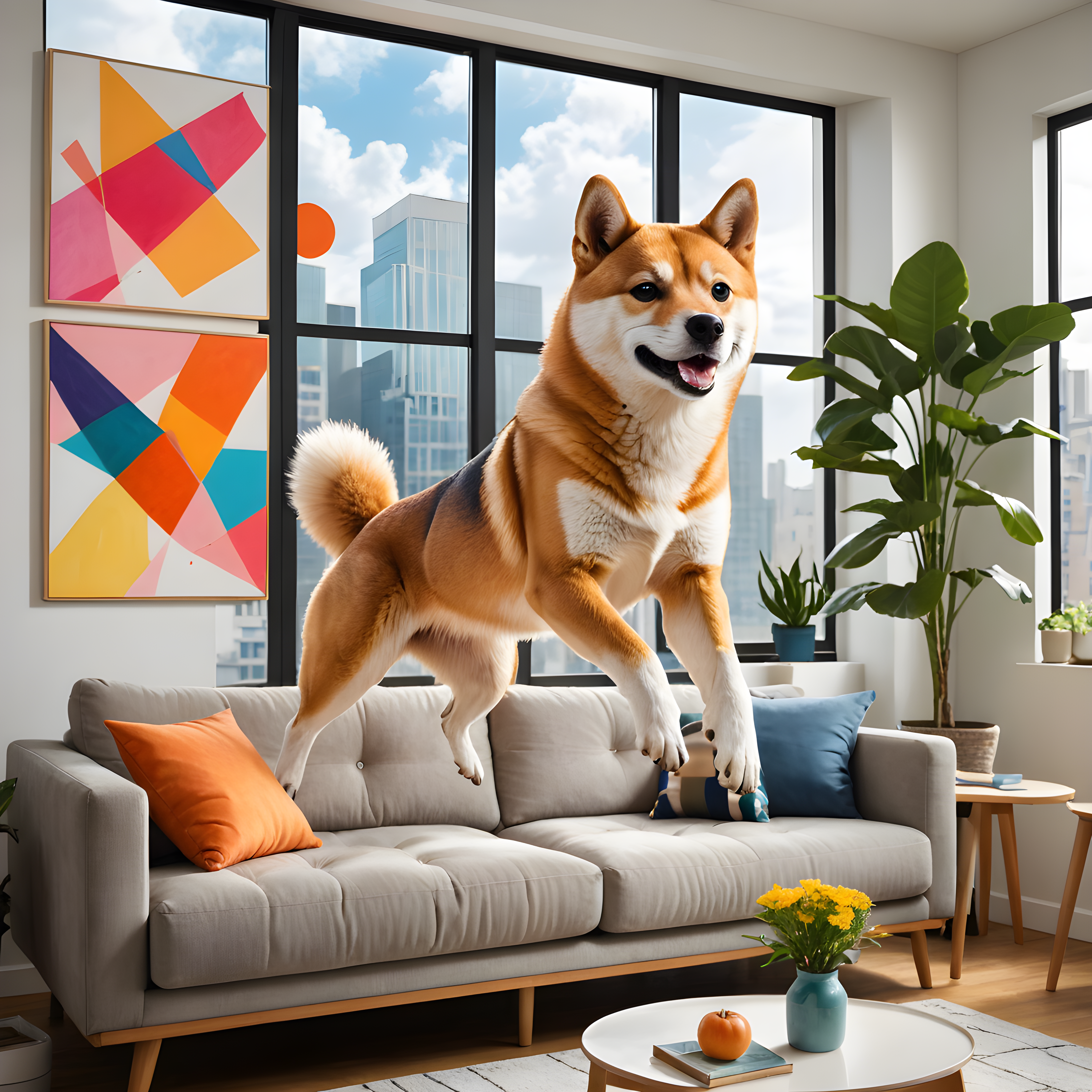 Cosmic Shiba — Abstract (Lifestyle)