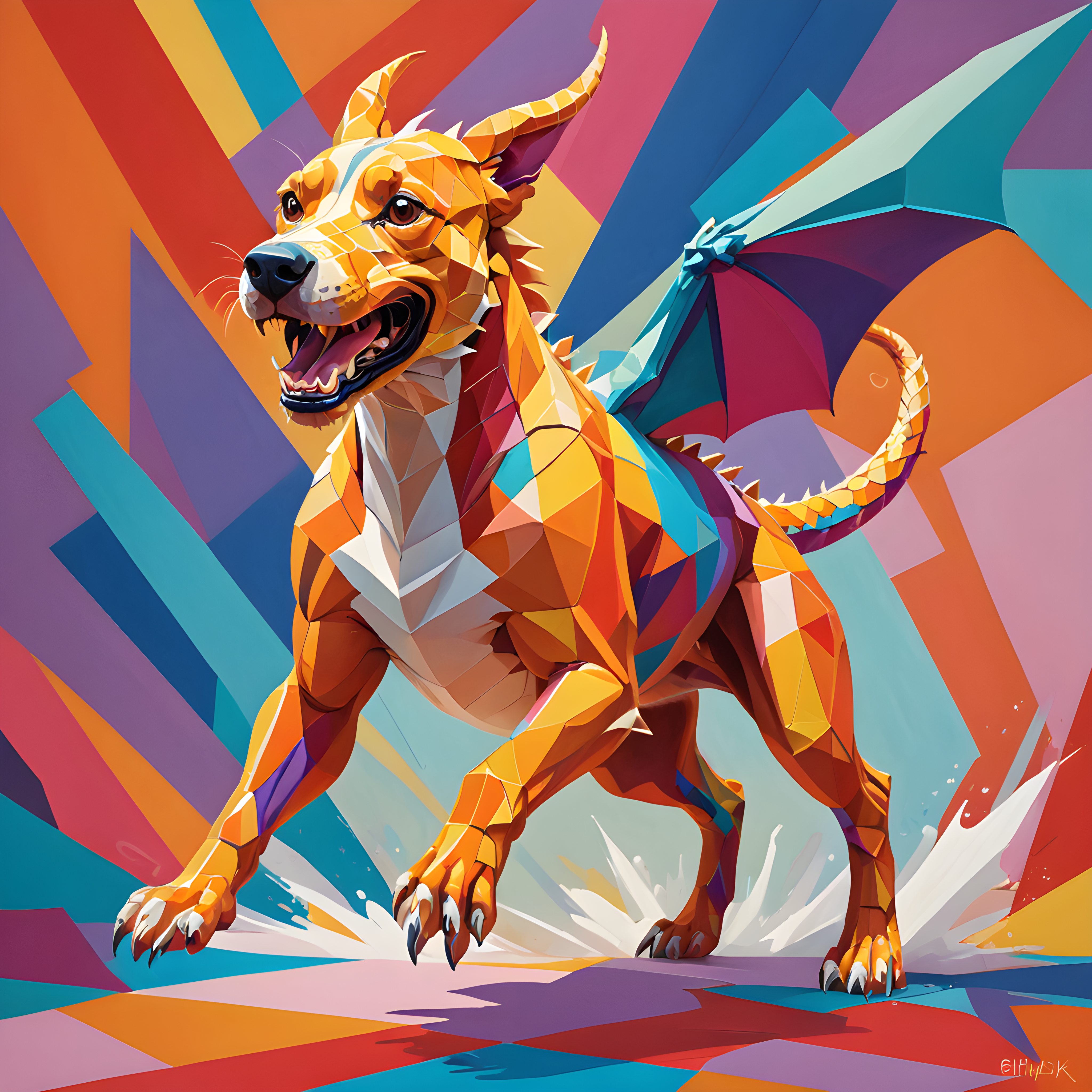 Dragon Dog — Abstract (Energetic)