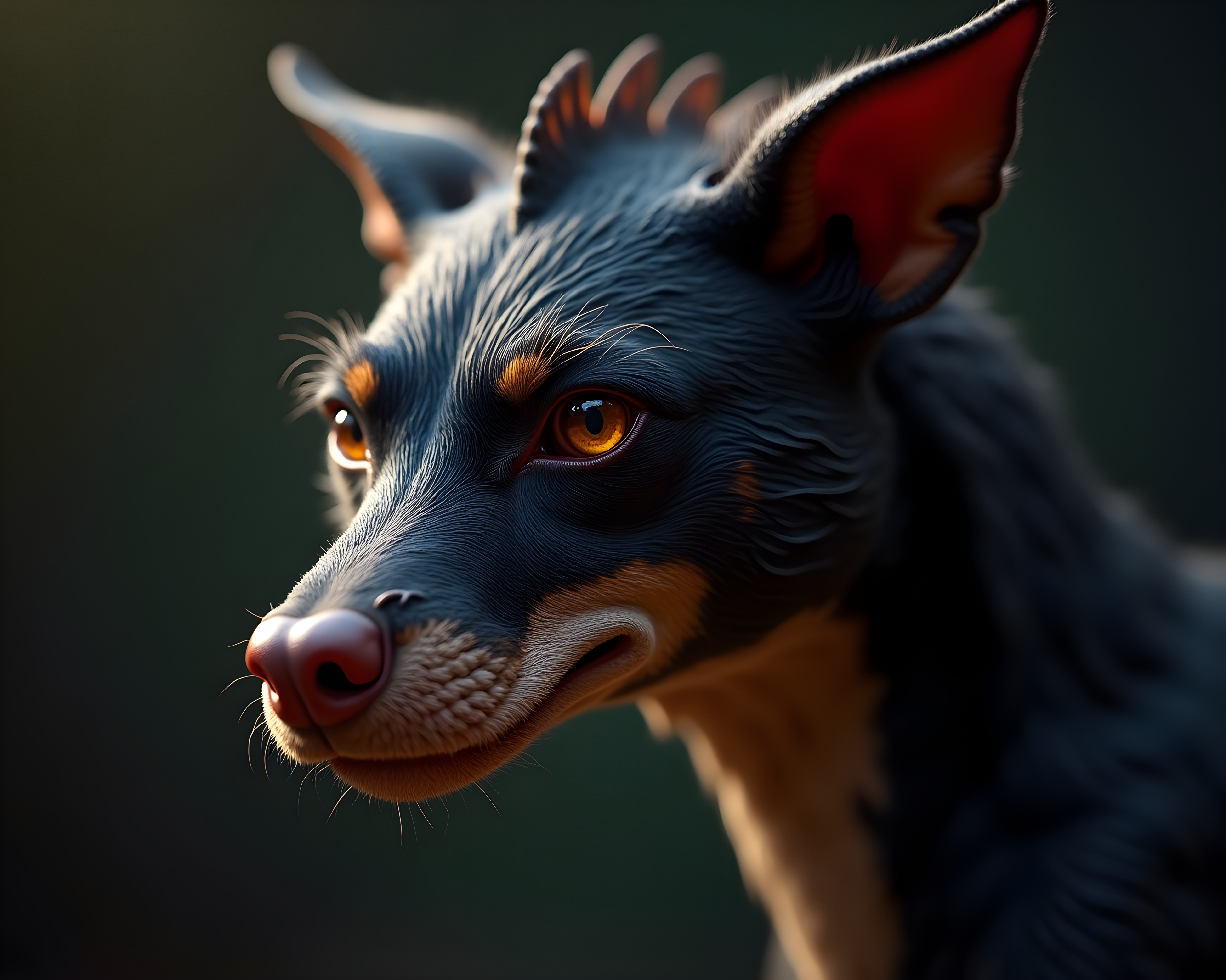 Dragon Dog — Hyper-Realistic (Emotional)