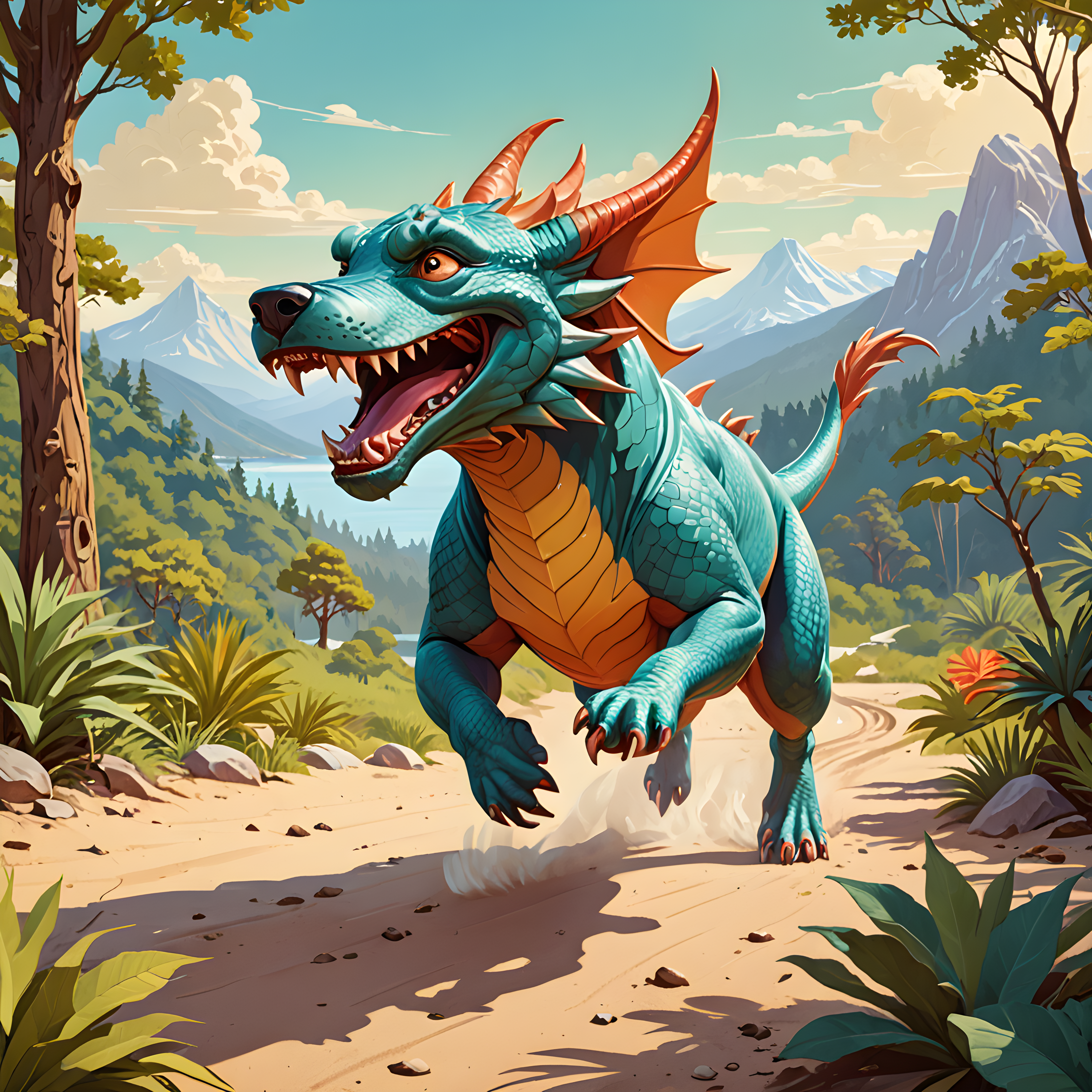 Dragon Dog — Retro (Energetic)