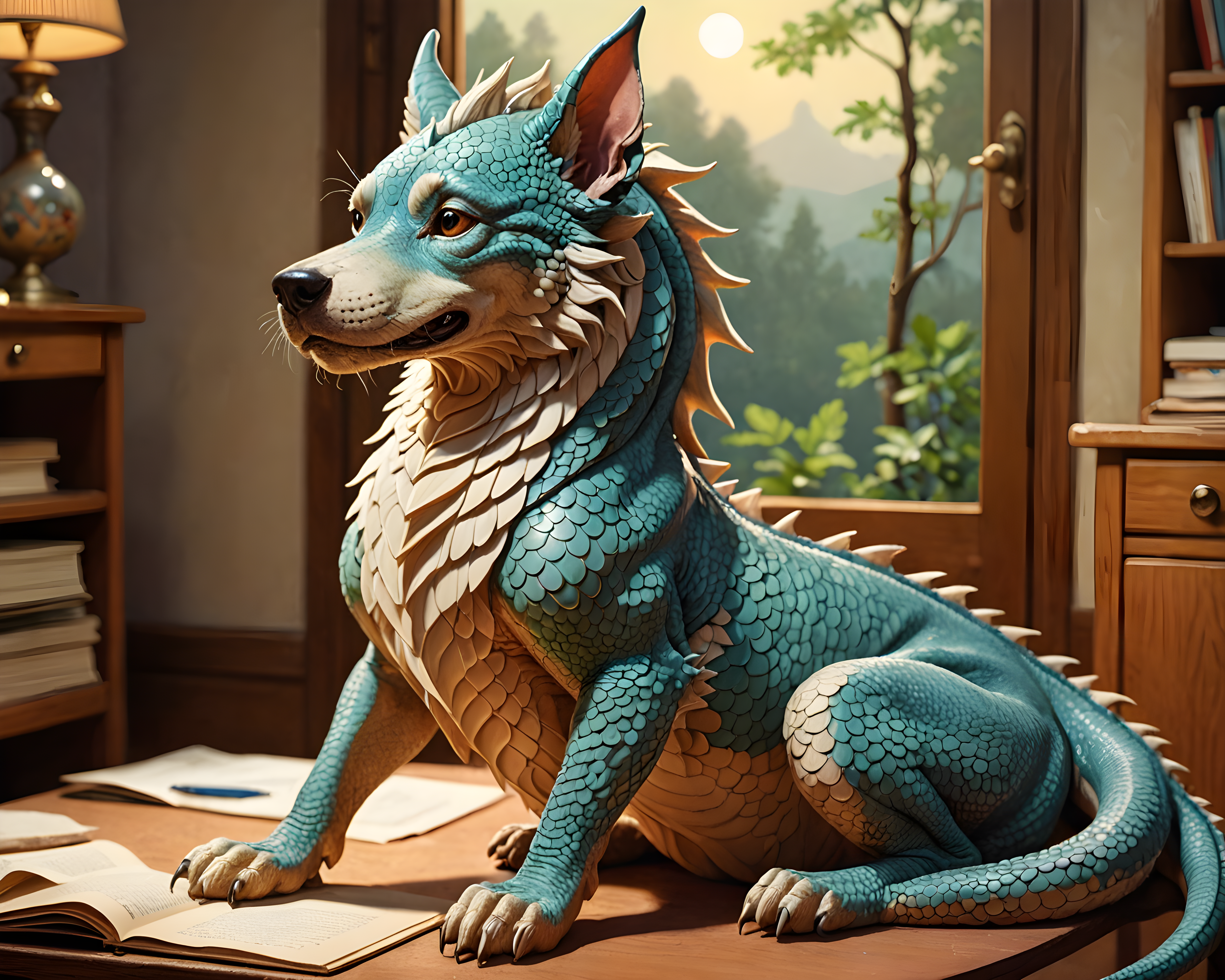 Dragon Dog — Retro (Sleepy)