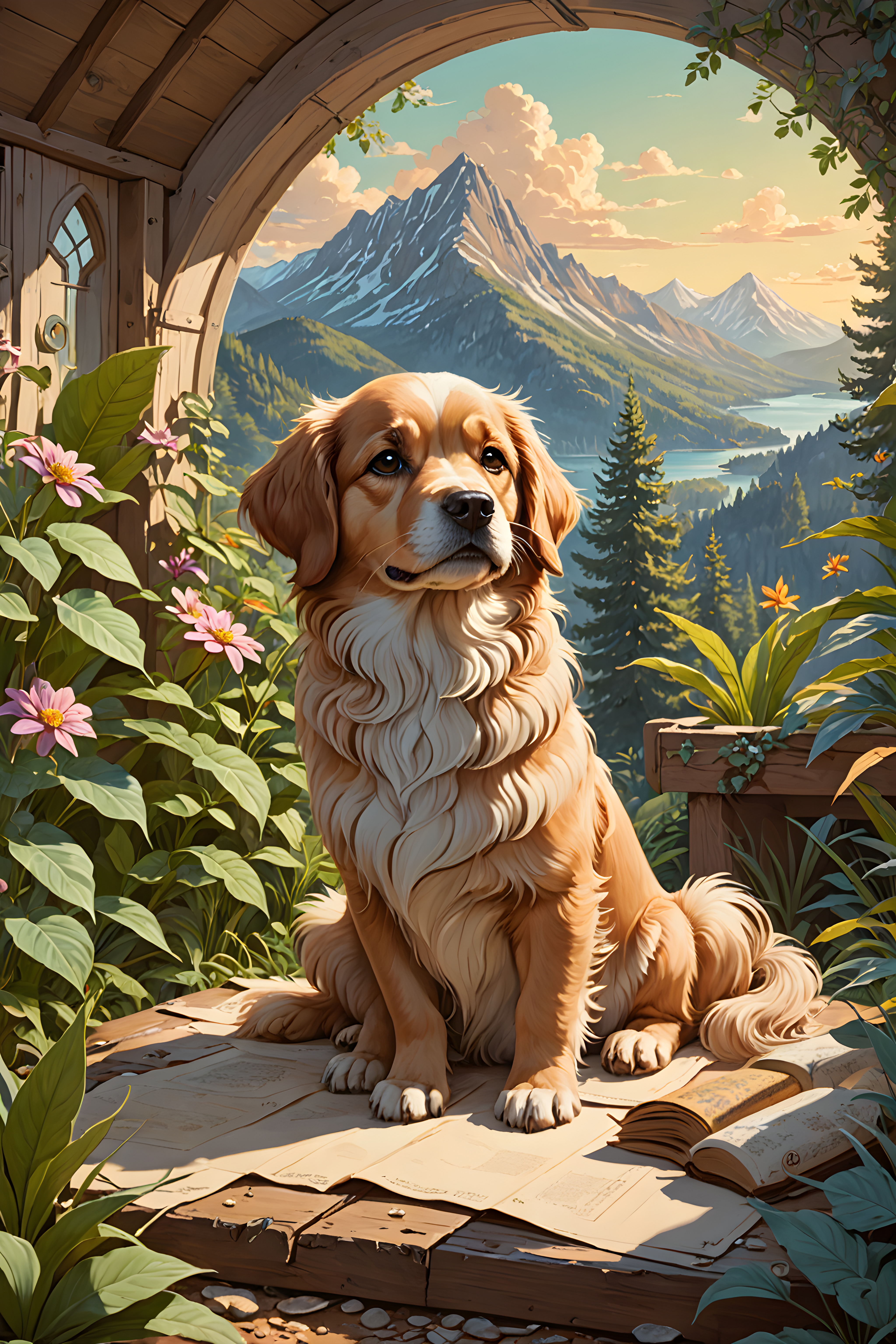 Fairy Puppy — Retro (Sleepy)