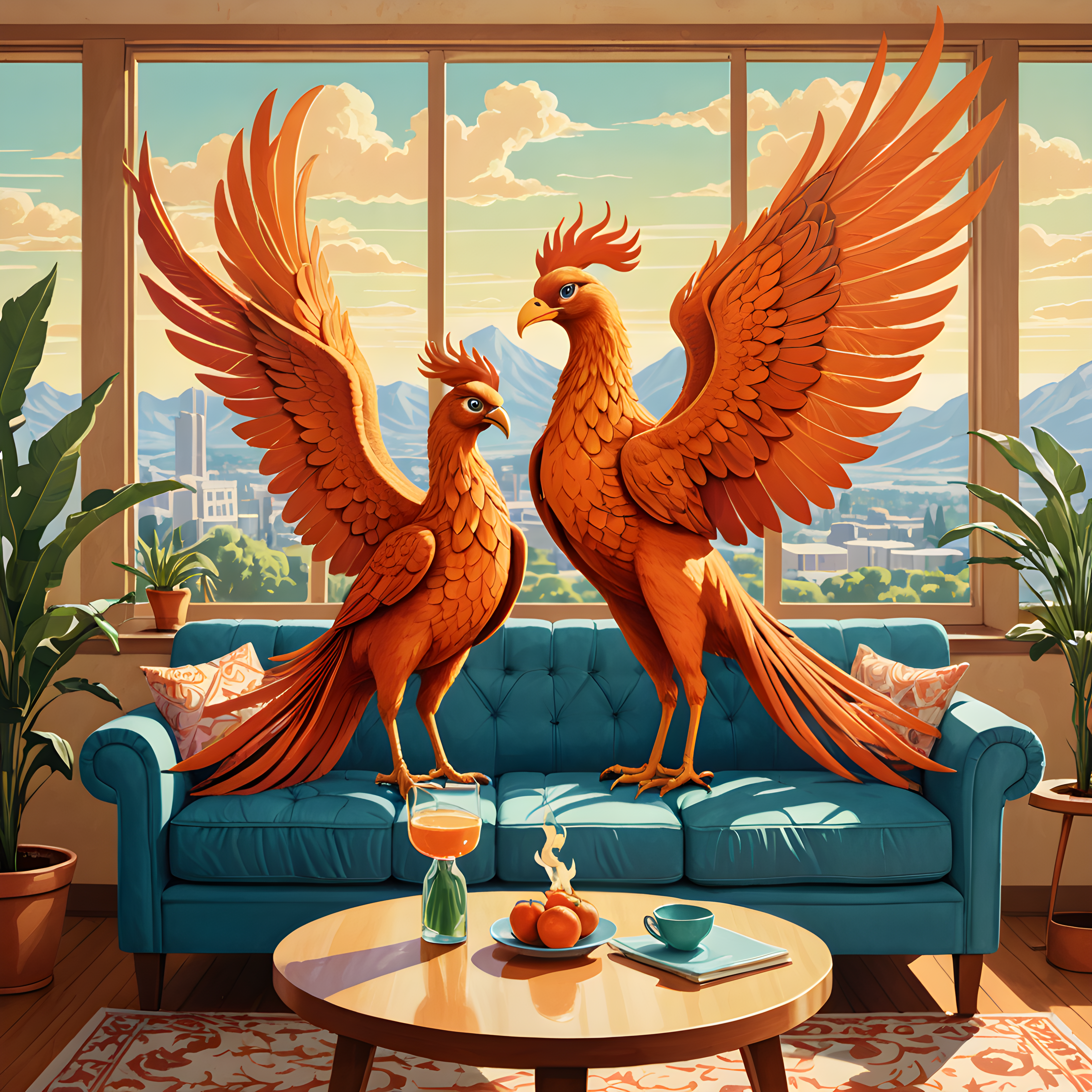 Phoenix Bird — Retro (Lifestyle)