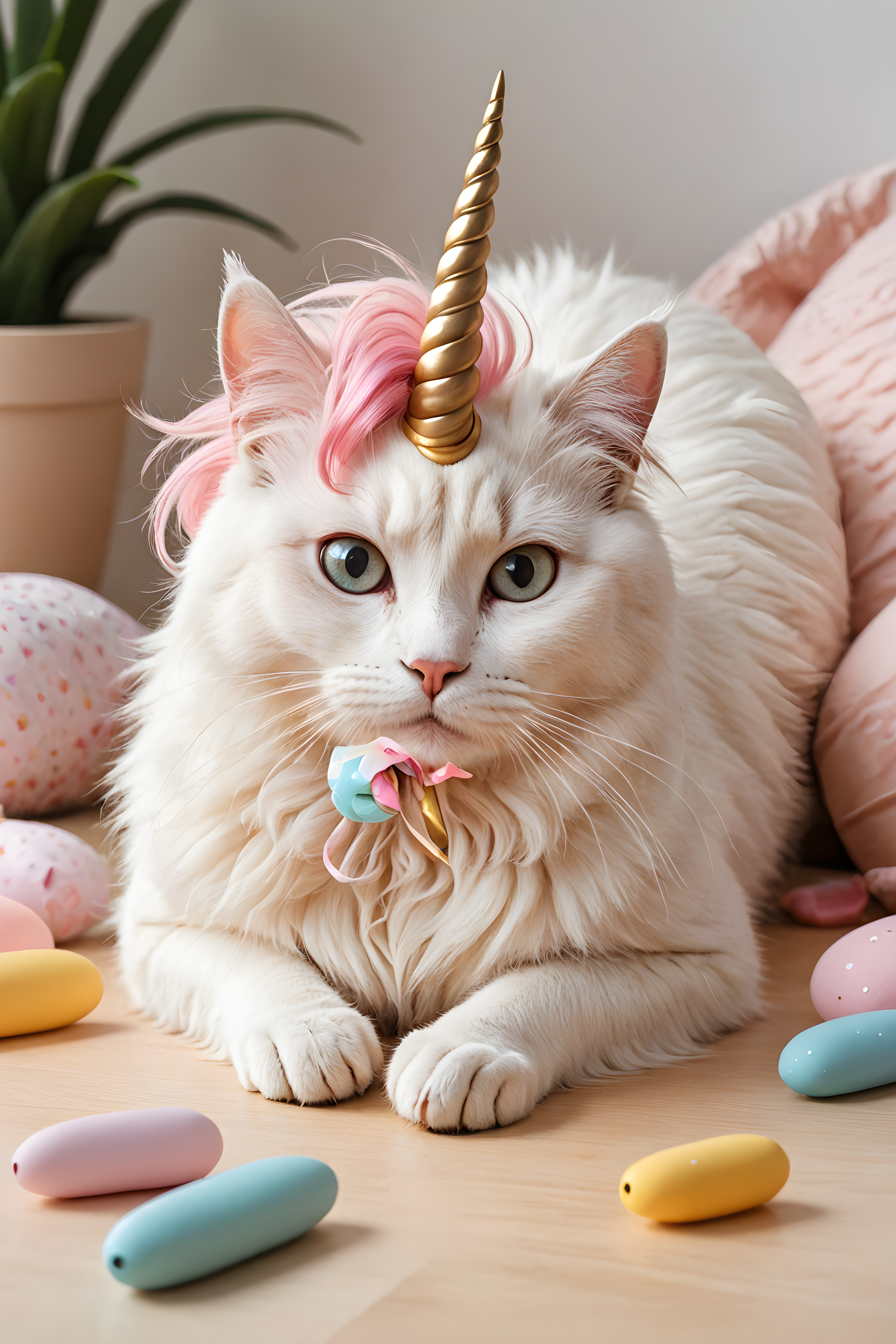 Unicorn Cat — Cartoon / Kawaii (Aesthetic)