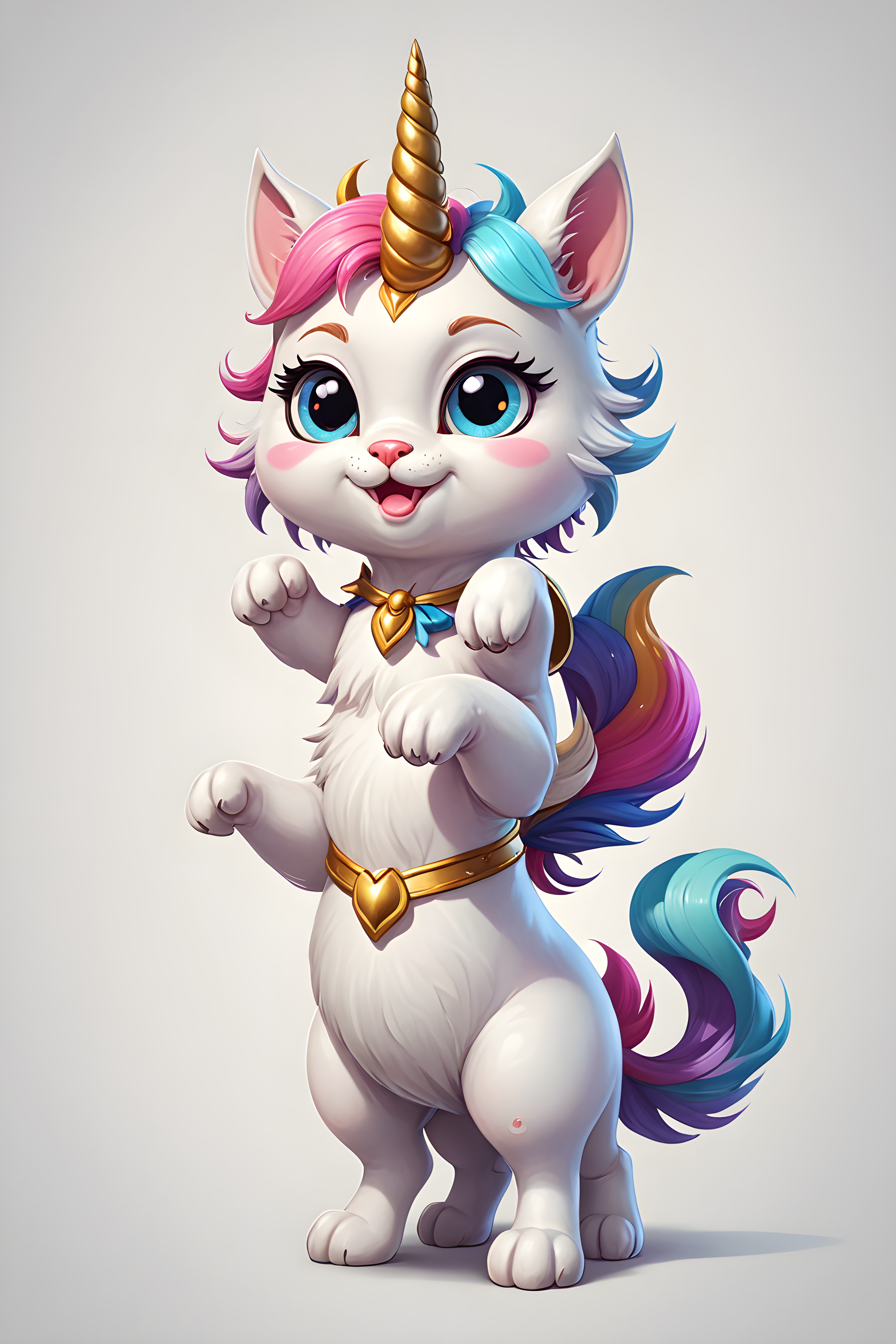 Unicorn Cat — Cartoon / Kawaii (Funny)