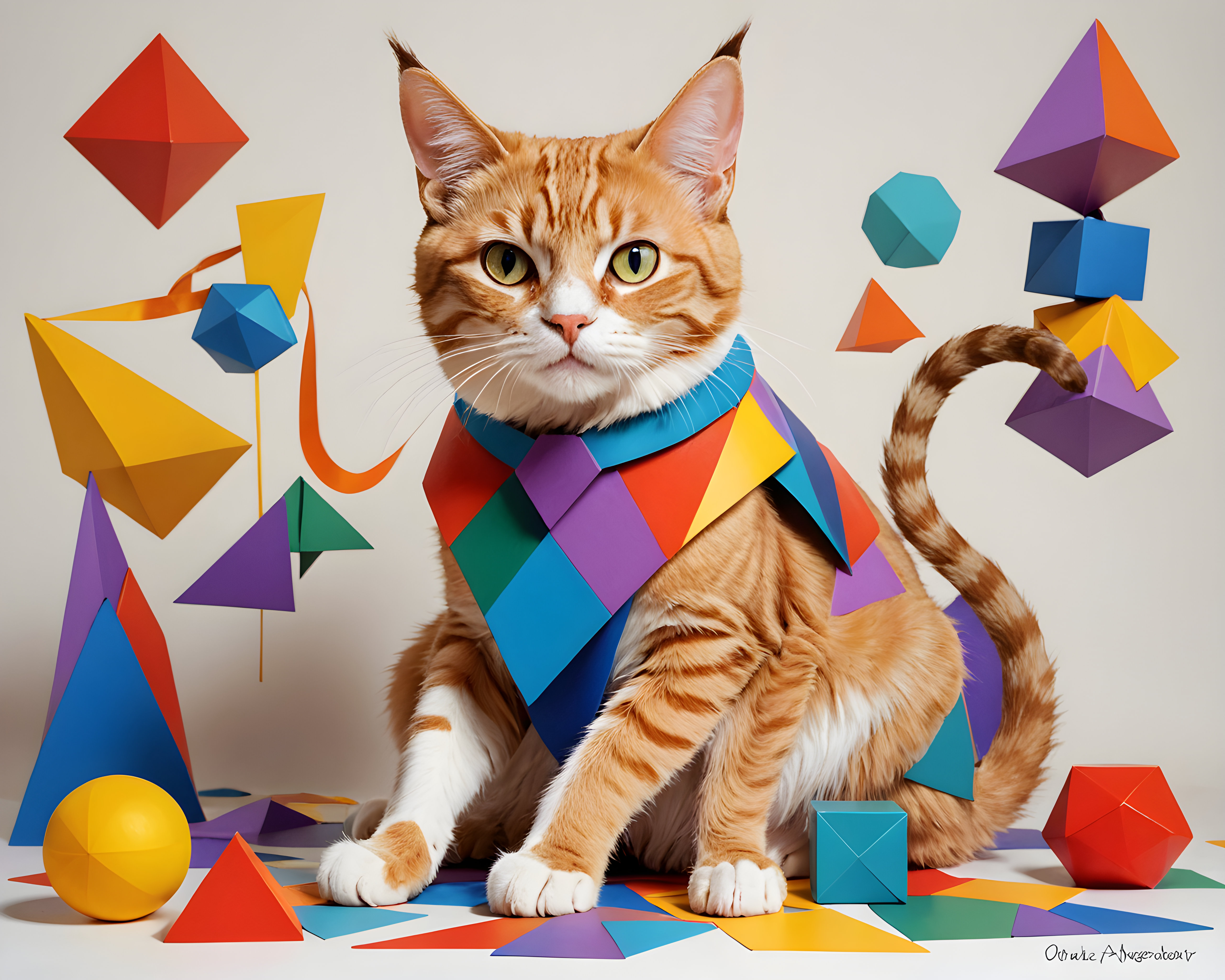 Wizard Cat — Abstract (Playful)