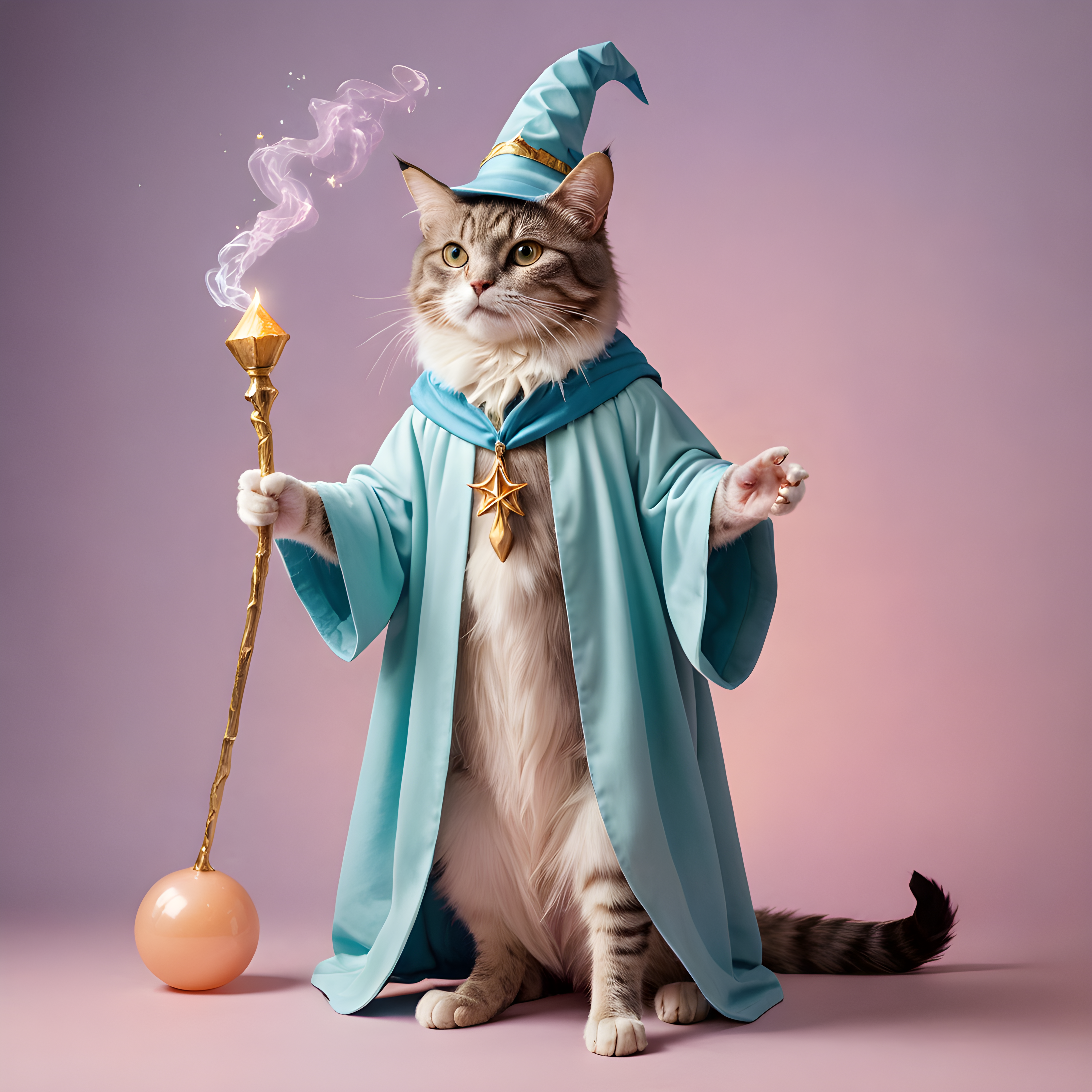 Wizard Cat — Modern Aesthetic (Fantasy)