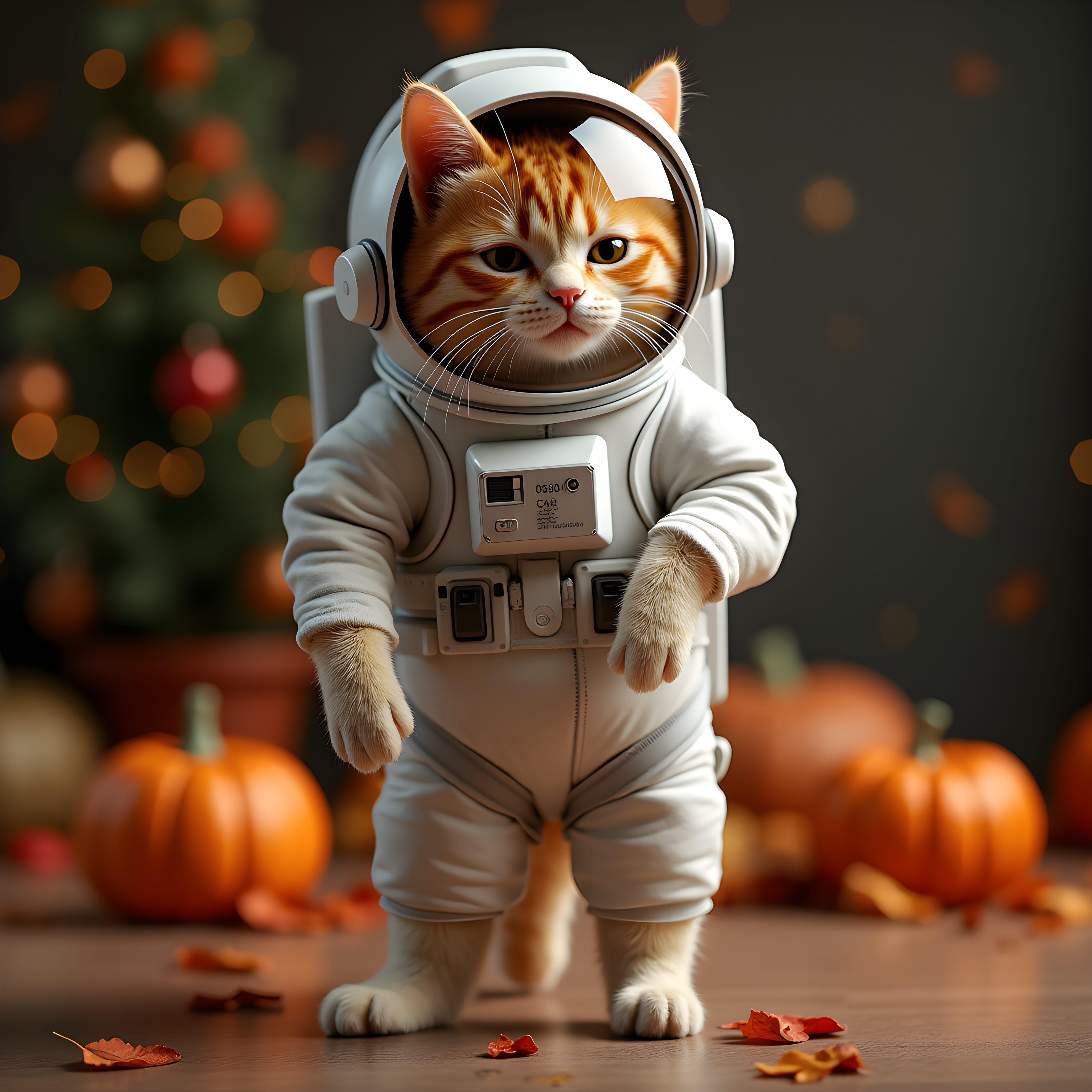 Astronaut Cat — Hyper-Realistic (Seasonal)