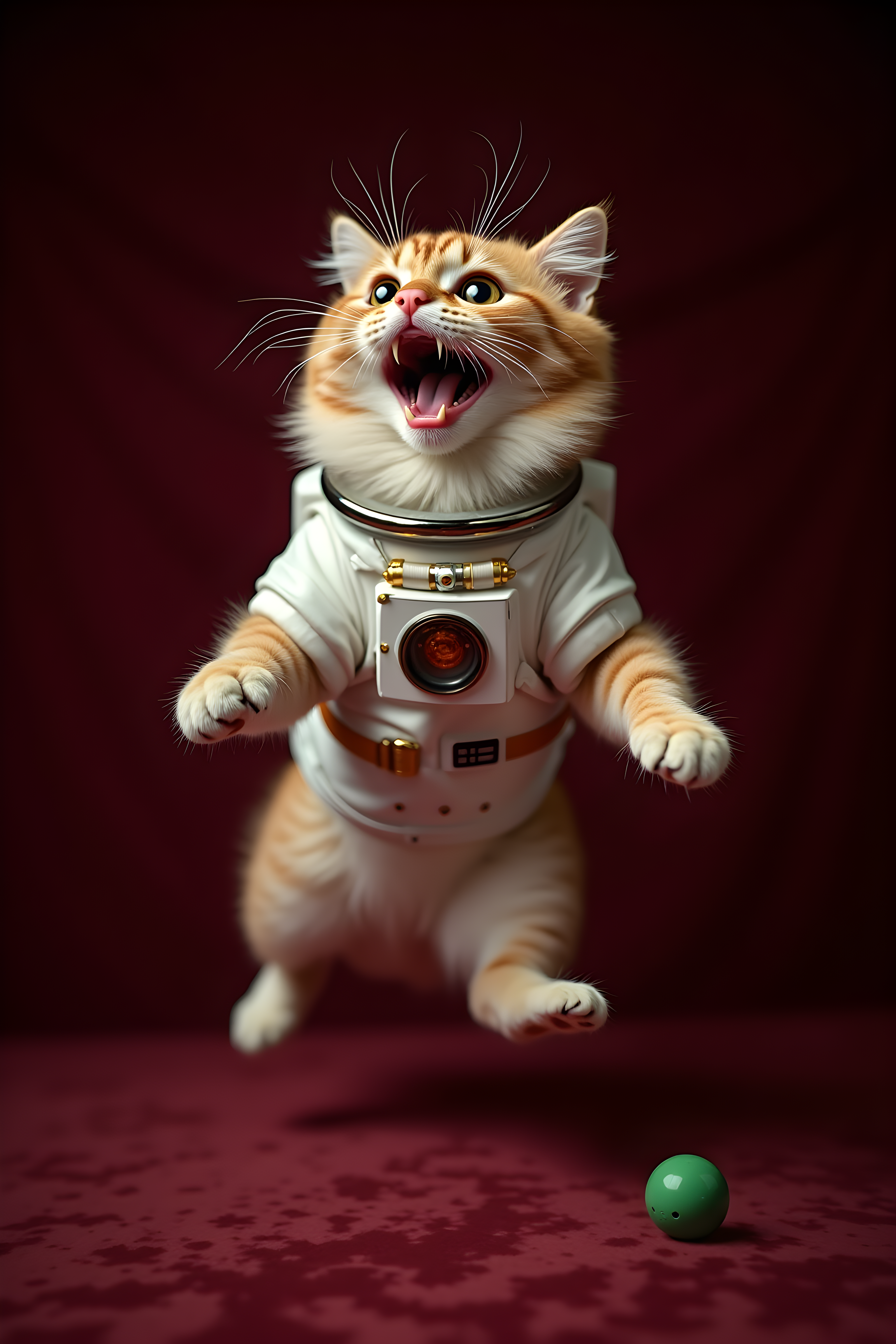 Astronaut Cat — Luxury (Playful)