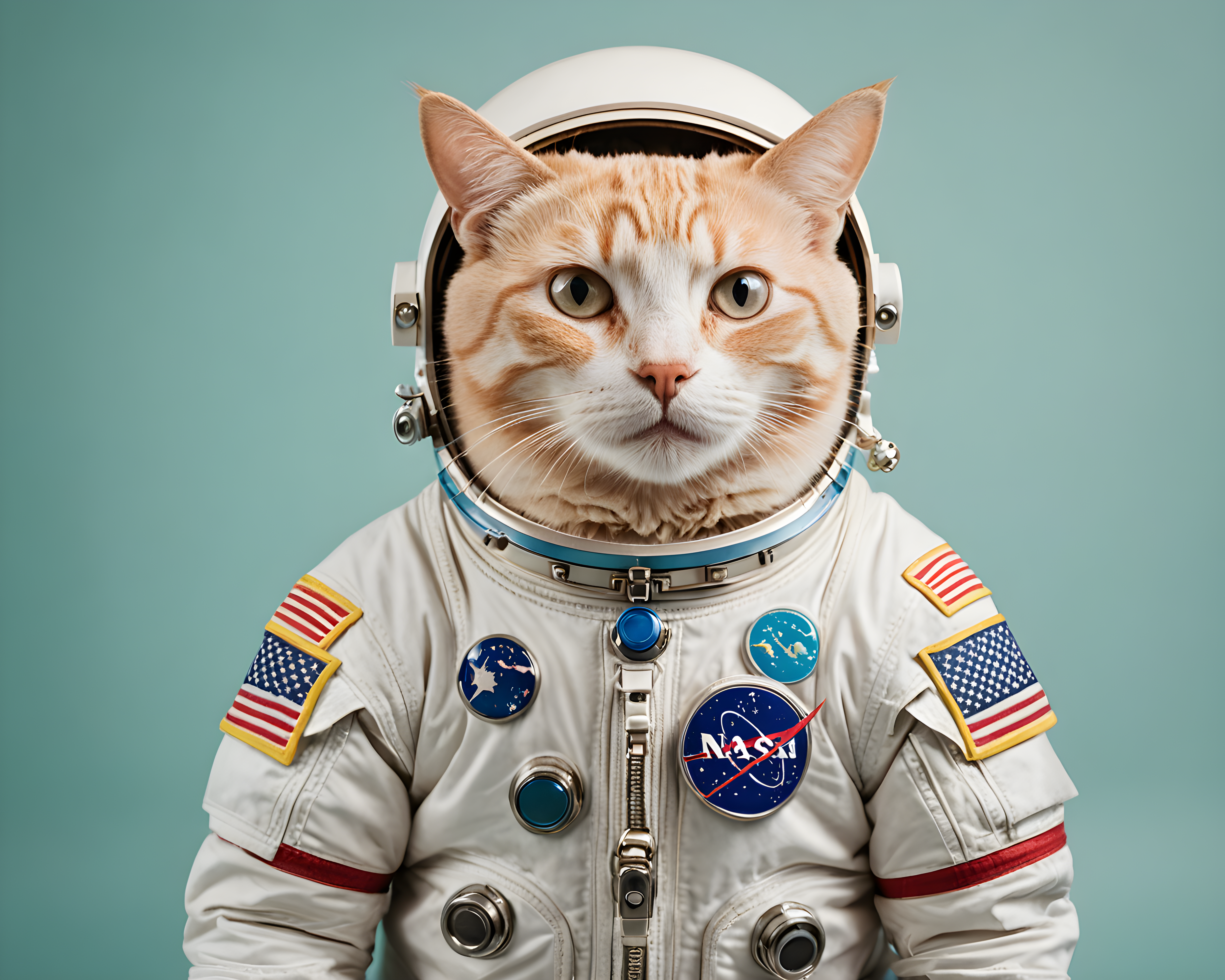 Astronaut Cat — Modern Aesthetic (Aesthetic)