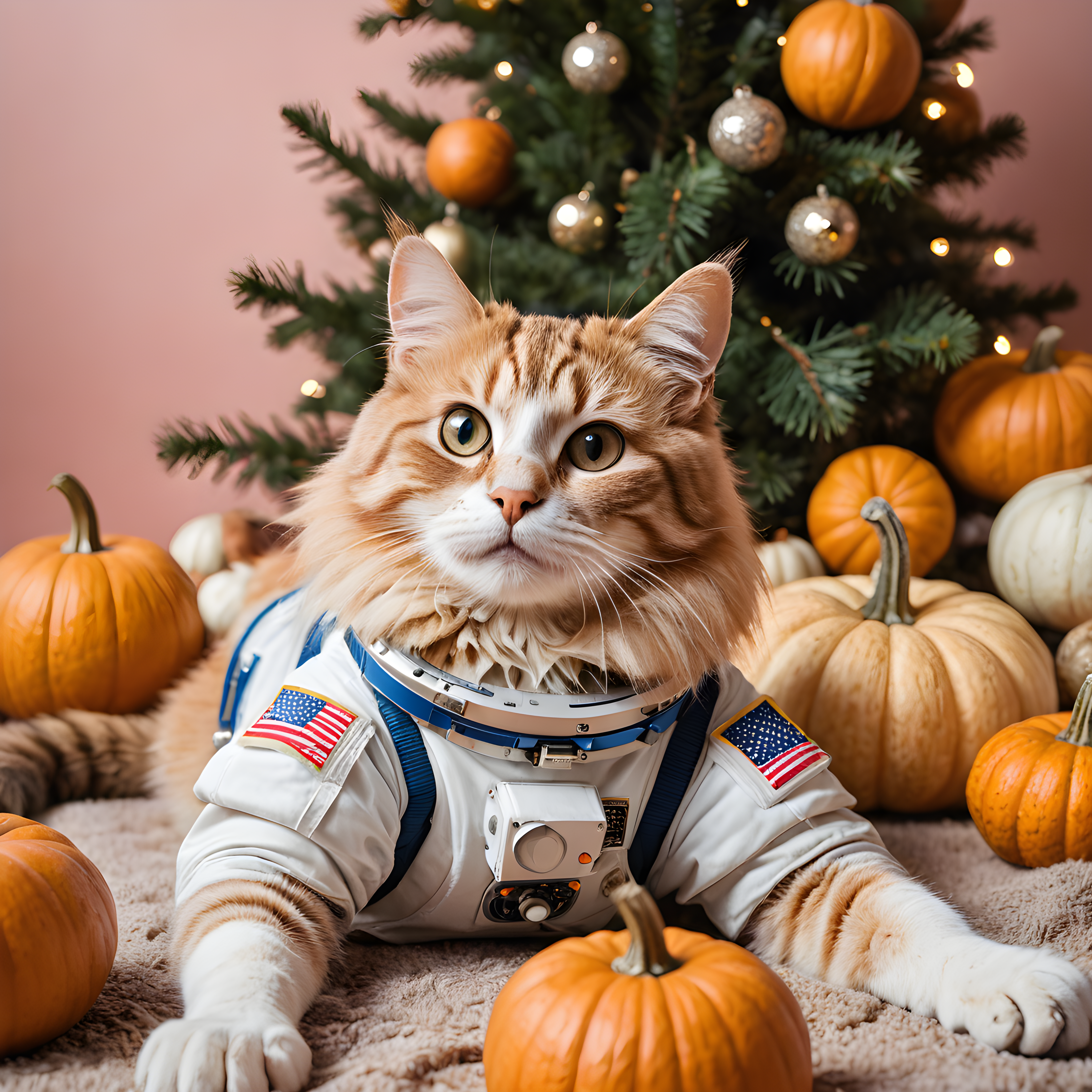 Astronaut Cat — Modern Aesthetic (Seasonal)